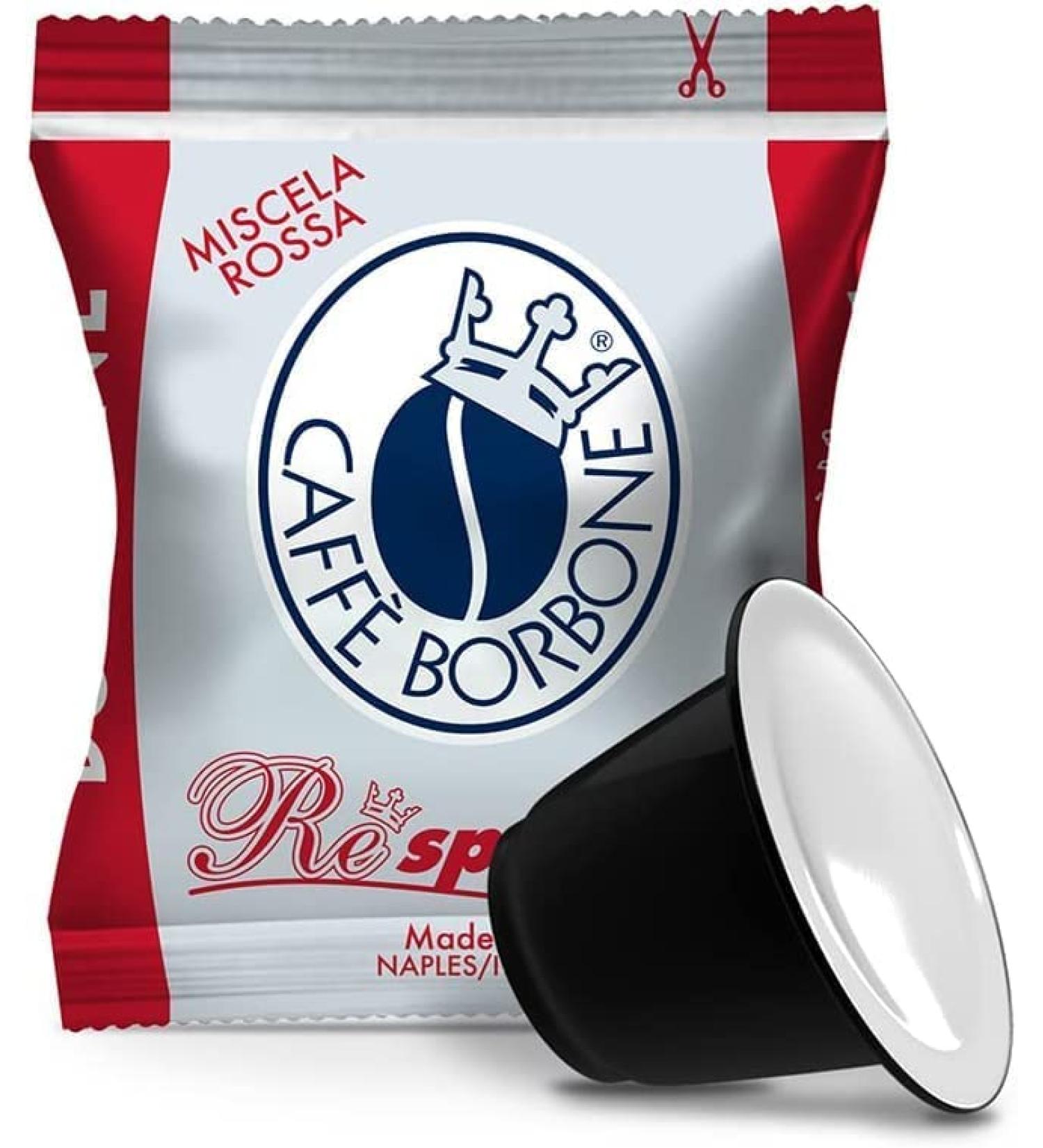  CAFF BORBONE 300 Nespresso Compatible Capsules Red Borbone Coffee Mixed - Buy Online on GoSupps.com