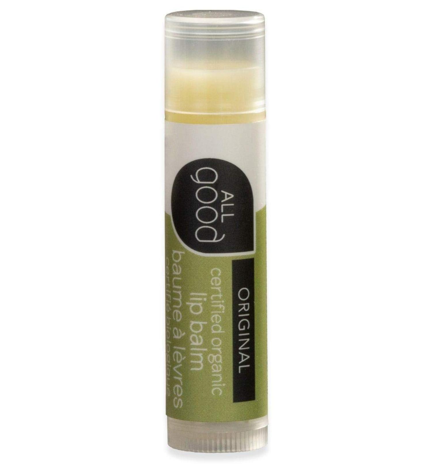 All Good USDA Organic Lip Balm - Calendula Lavender Olive Oil Beeswax Vitamin E for Soft Smooth Lips - Buy Online on GoSupps.com