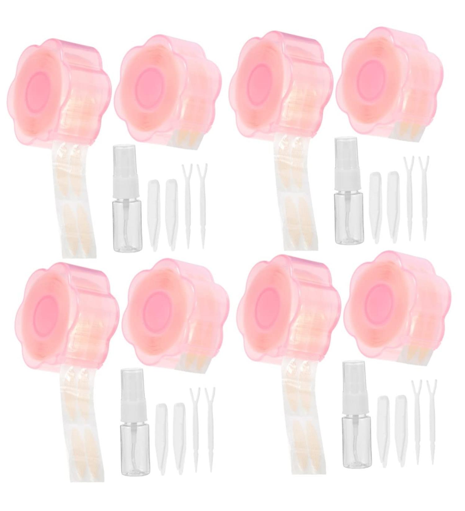 Beatifufu 4 Sets Lace Double Eyelid Sticker Eyelid Tap Eyelid Lifter Strip Self-adhesive Eye Patch 1 count (Pack of 1) As Shownx4pcs - Buy Online on GoSupps.com