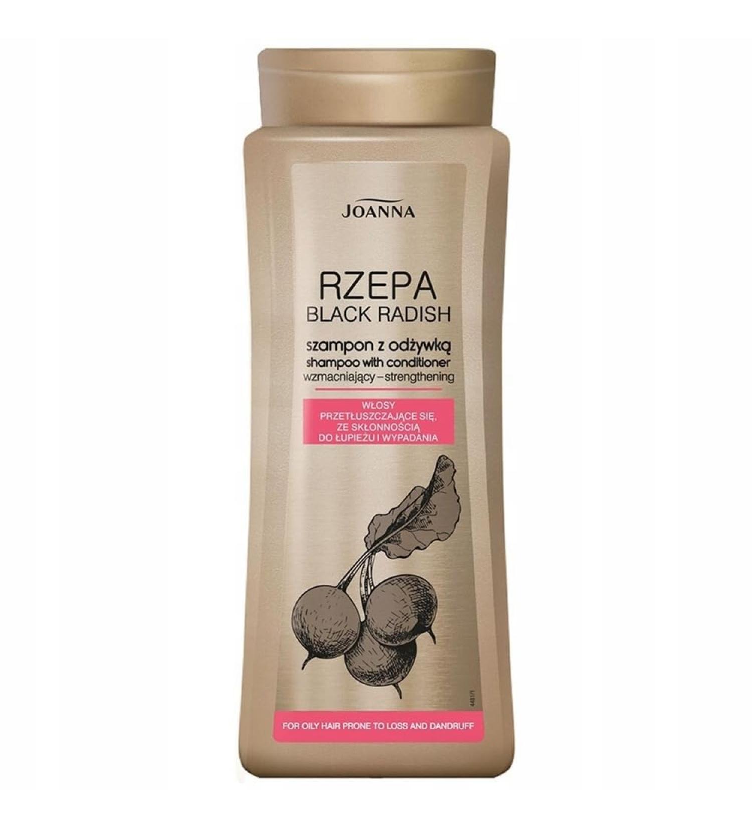 JOANNA_Rzepa shampoo with conditioner for falling out and greasy hair 400ml