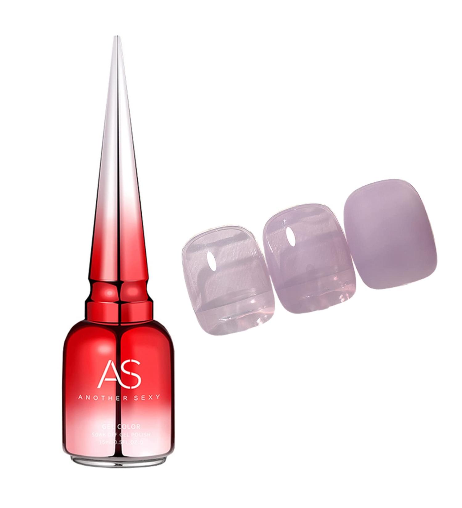 YOXIER Nail Jelly Polish Bright Translucent Jelly Polish Varnish UV Gel 15ml Delicate 6 - Buy Online on GoSupps.com