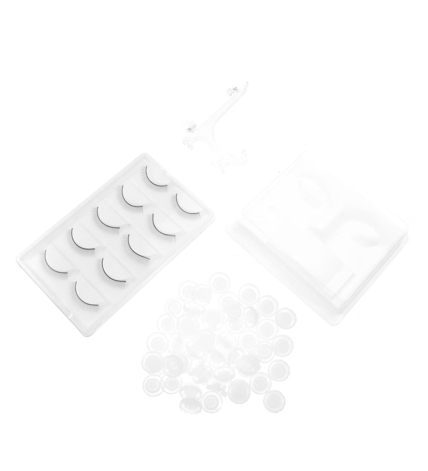 1 Set Eyelash Extension Practice Tray - Eyelash Grafting Head Art & Beauty Supplies for Salons | International Shipping Available - Buy Online on GoSupps.com