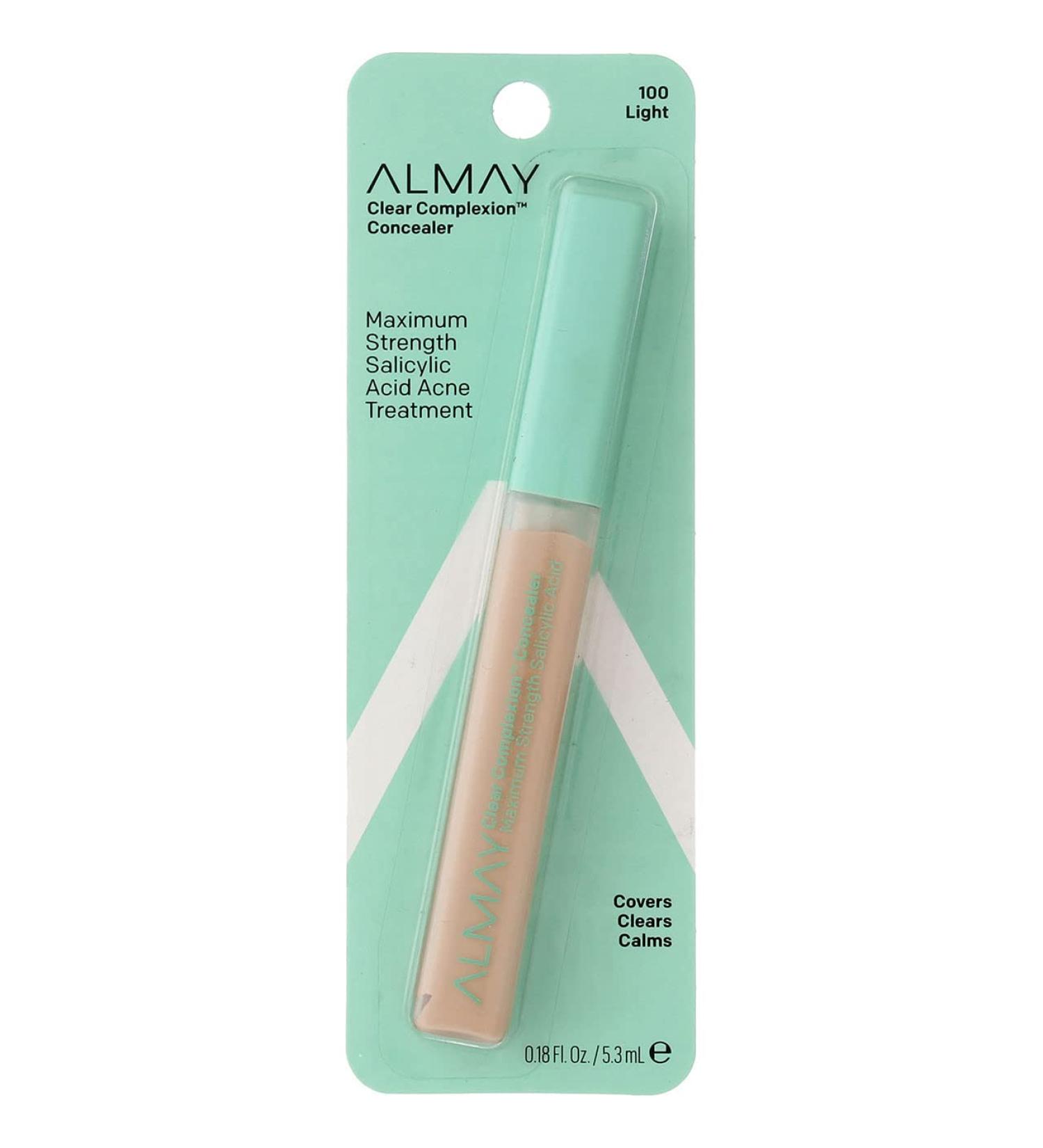 Almay Clear Complexion Concealer Corrector Light 100 0.18 oz - Pack of 2 - Buy Online on GoSupps.com