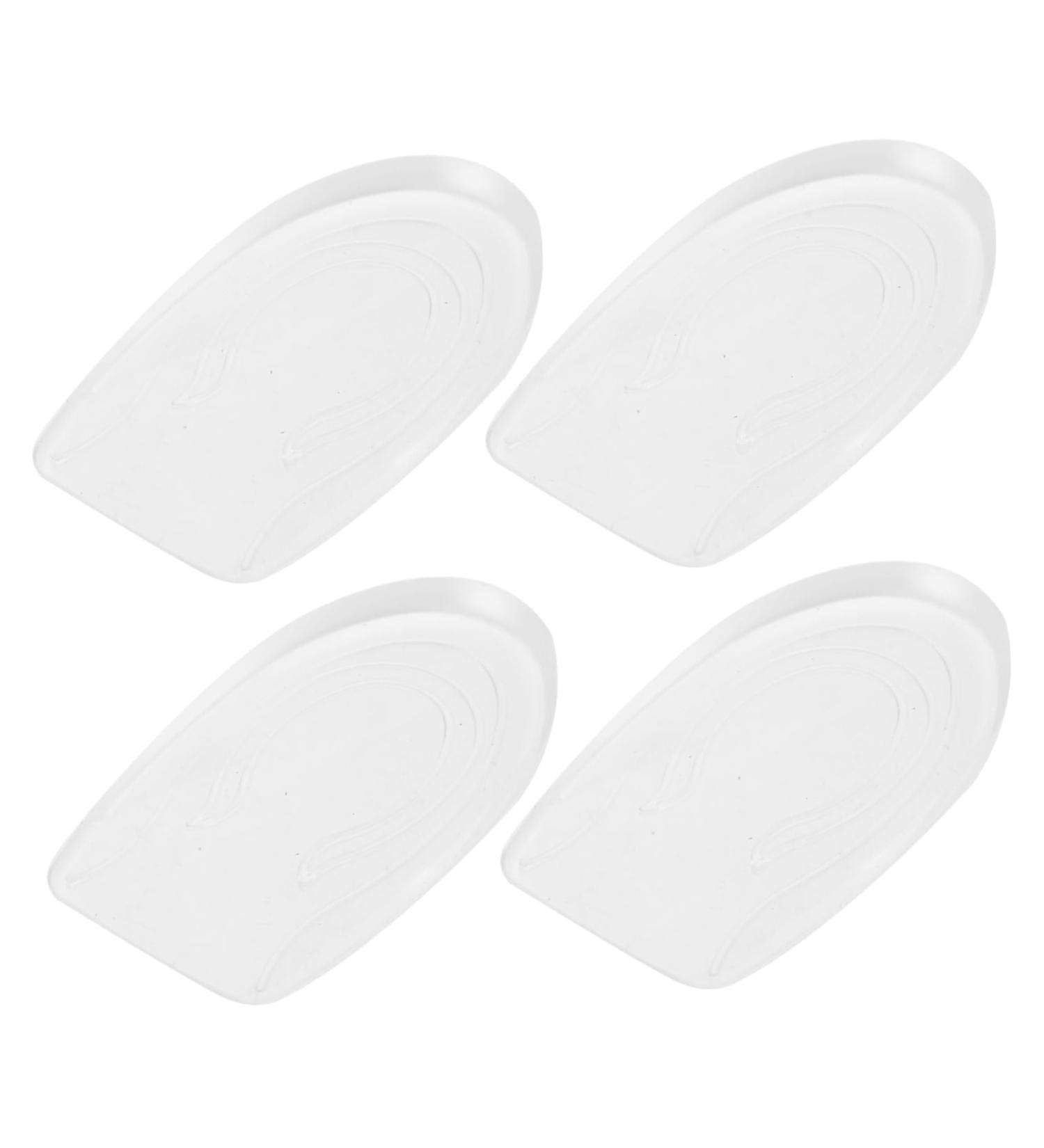 Buy Heel Elevator Inserts - Height Increasing Cushions for Men & Women | 2 Pairs Transparent Insoles for Comfort & Support - Buy Online on GoSupps.com