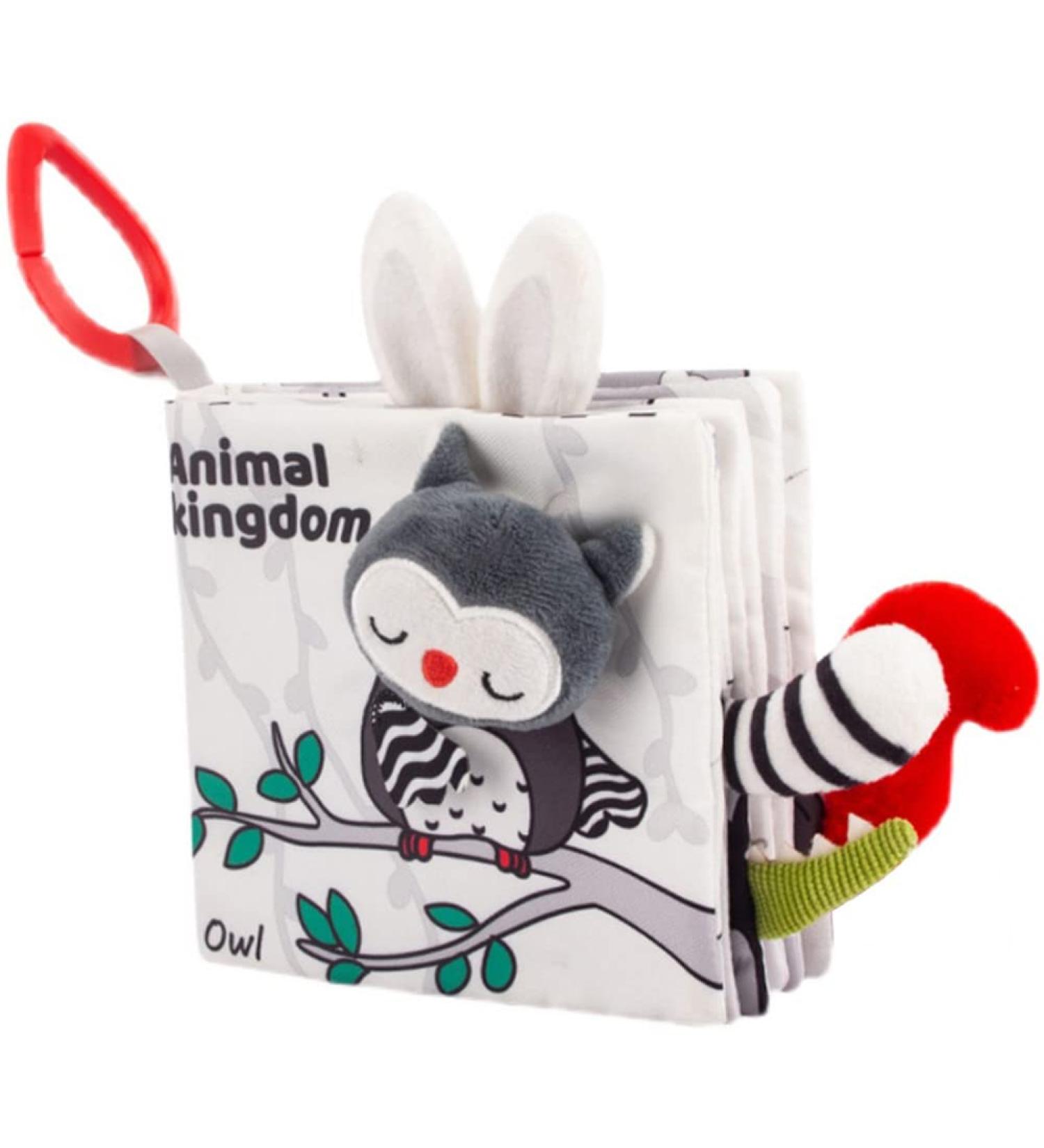 Crinkle Forest Cloth Book for Babies - Sensory Learning Toy for 6-12 Month Old Infants - Buy Online on GoSupps.com