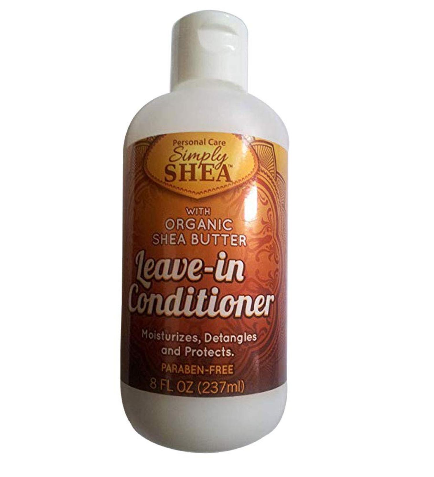 Leave-in Conditioner with Organic Shea Butter (Paraben-free) 8oz