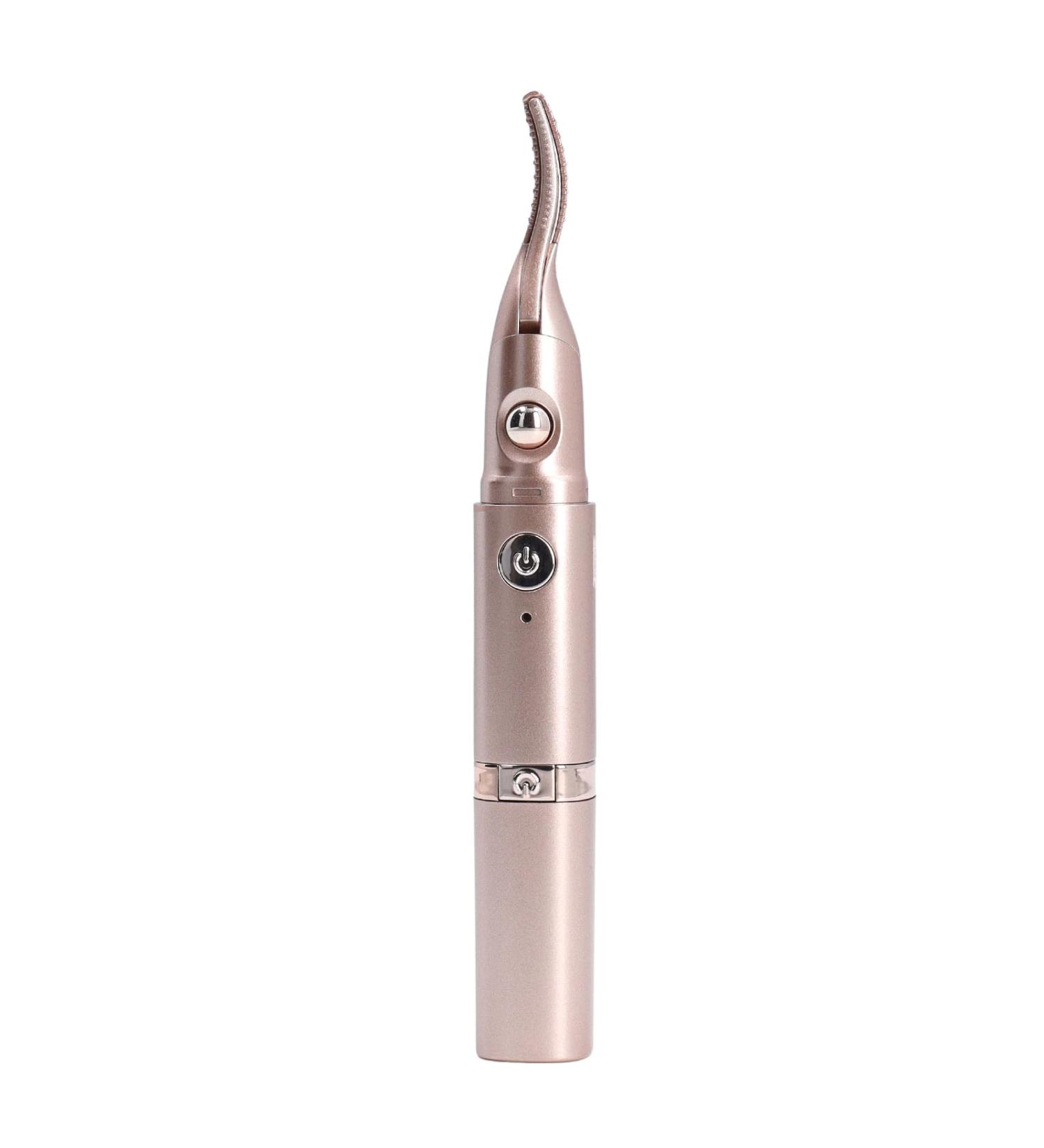 Electric Heated Eyelash Curler 2 in 1 Long Lasting Styling Eyebrow Trimmer 60 and 70 2 Temperature Portable USB Rechargeable Electric Eyelash Curler for Makeup Tools - Buy Online on GoSupps.com