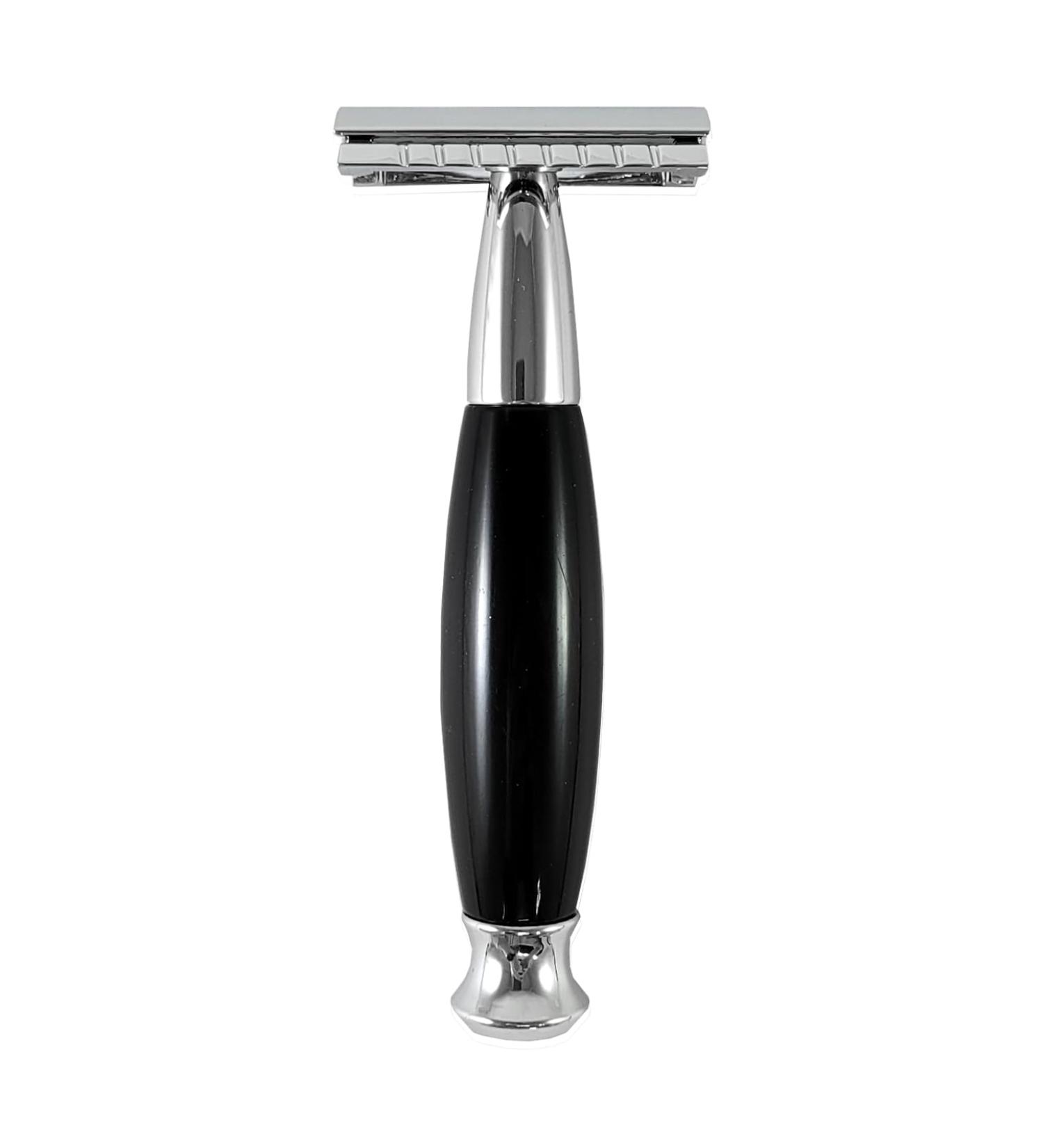 Hans Baier Exclusive Safety Razor - Premium Acrylic Black | International Shipping - Buy Online on GoSupps.com