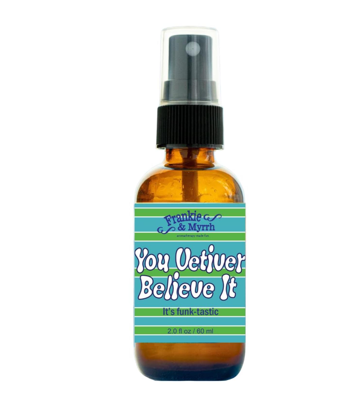 Frankie & Myrrh You Vetiver Believe it | Patchouli Sandalwood Vetiver | 2.0 Fl. Oz. Freshwater Mist - Buy Online on GoSupps.com