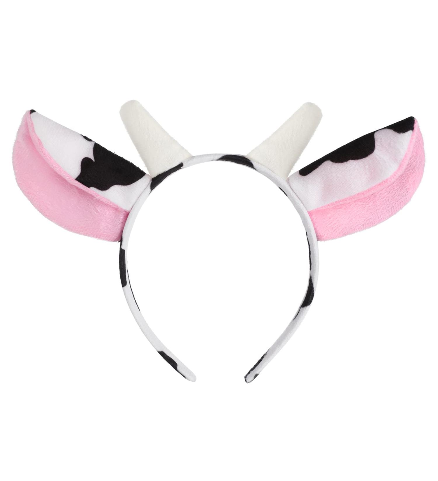 Easter Cow Ear Headband for Kids Girls - Soft & Comfortable Animal Headwear for Halloween, Christmas, Cosplay & Parties - Buy Online on GoSupps.com