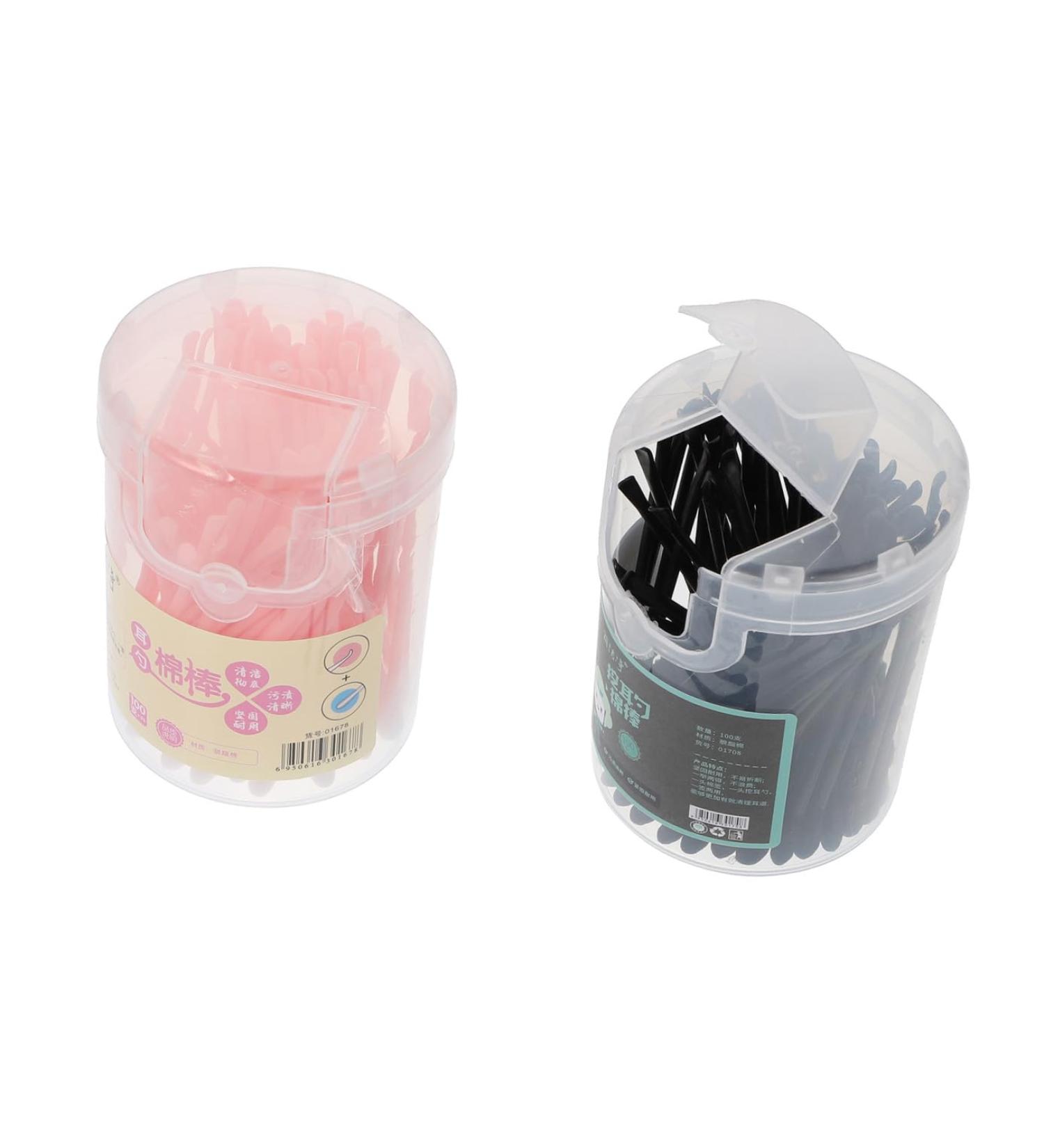 GOOHOCHY 200pcs Assorted Swabs for Ear Cleaning Dual-Headed Ear Wax Removal Tools Safe and Comfortable for Household Use for Personal Care and Makeup Random Style - Buy Online on GoSupps.com