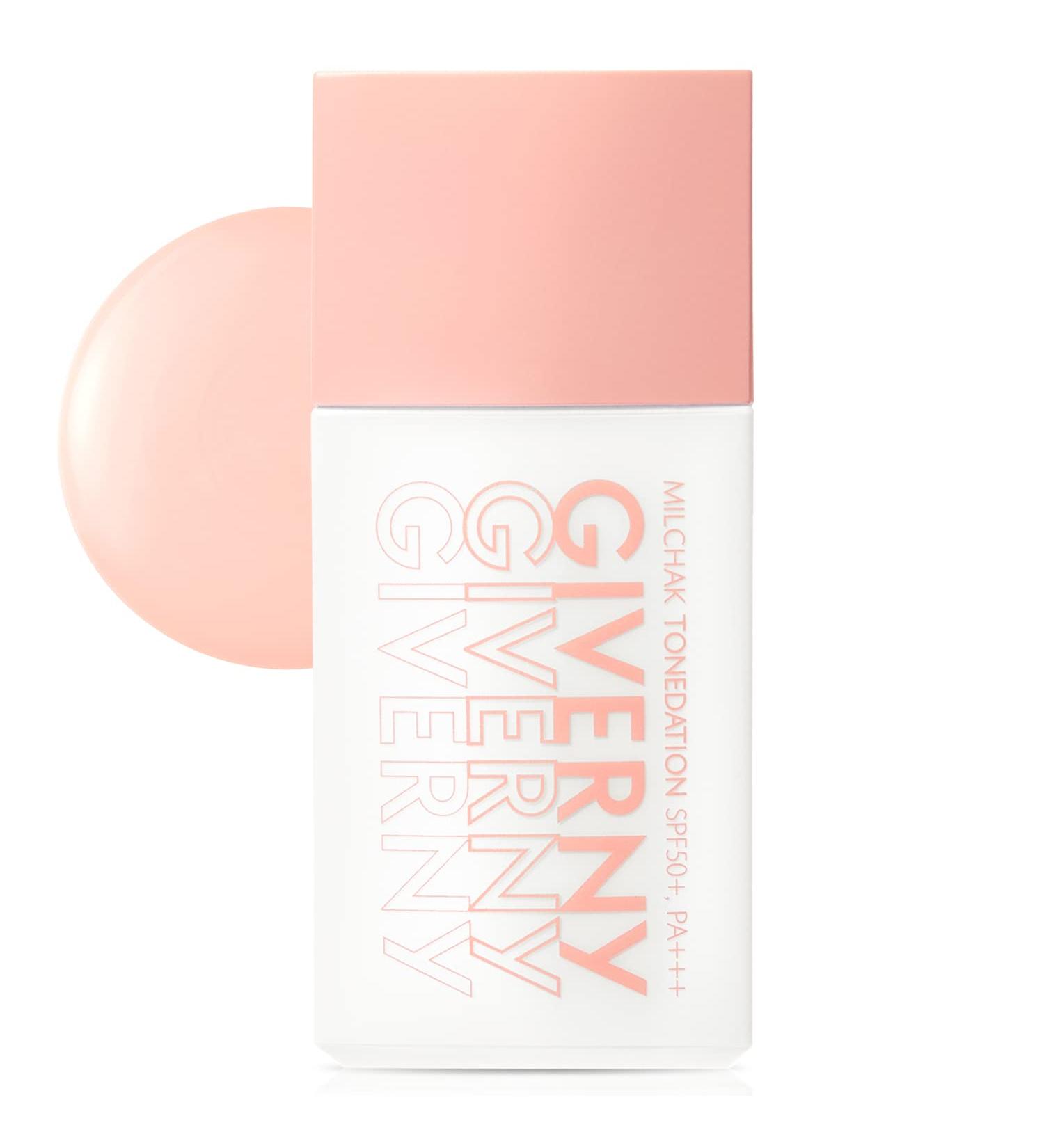 GIVERNY Milchak Tonedation Tone Correcting Base Makeup | Long-Lasting Nudie Apricot Finish | Evens Skin Tone | 1.01 fl.oz - Buy Online on GoSupps.com