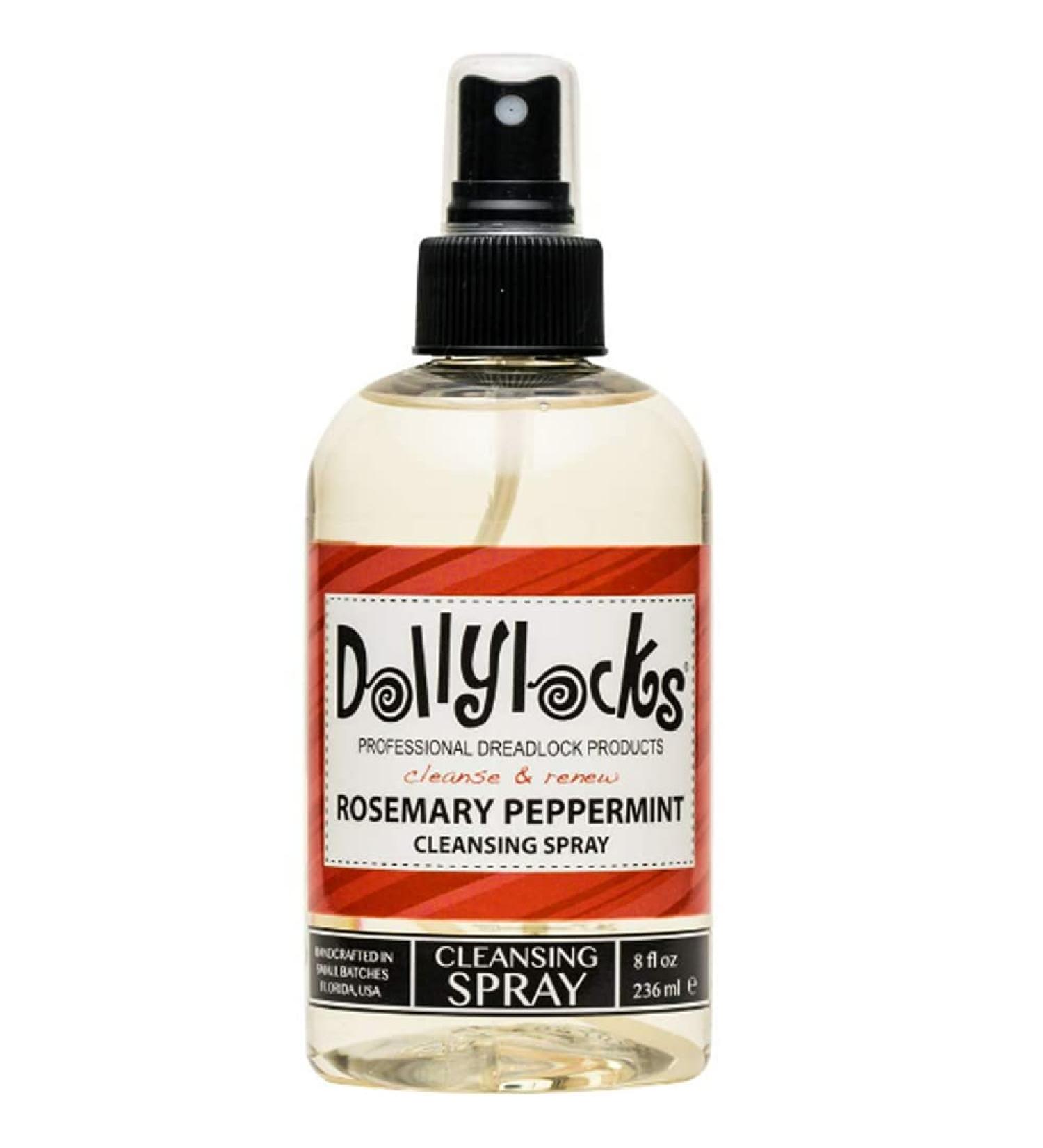 Loc Spray for Dreads Moisturizer - Cleansing Loc Moisturizer Spray - Braid Spray for Box Braids Moisturizer - Vegan Dreadlock Hair Products - Dreads and Braid Spray for Itchy Scalp Rosemary Peppermint