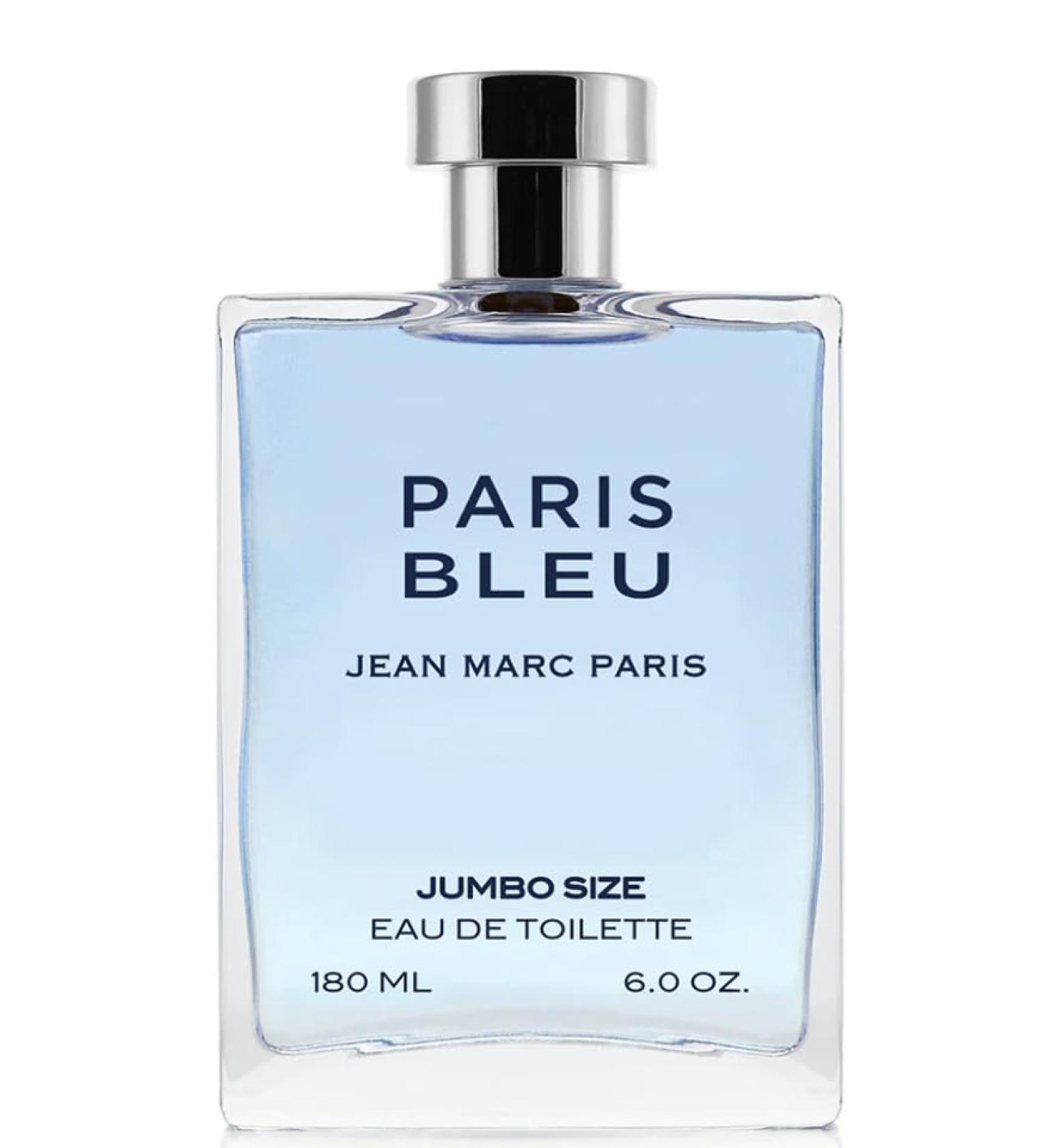 Jean Marc Paris PARIS BLEU Eau de Toilette Spray 6 oz JUMBO Size