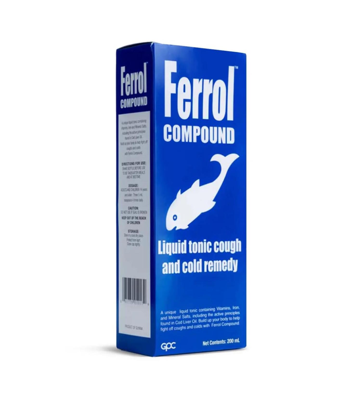 Ferrol Compound Liquid Tonic Cough and Cold Remedy - 200ml