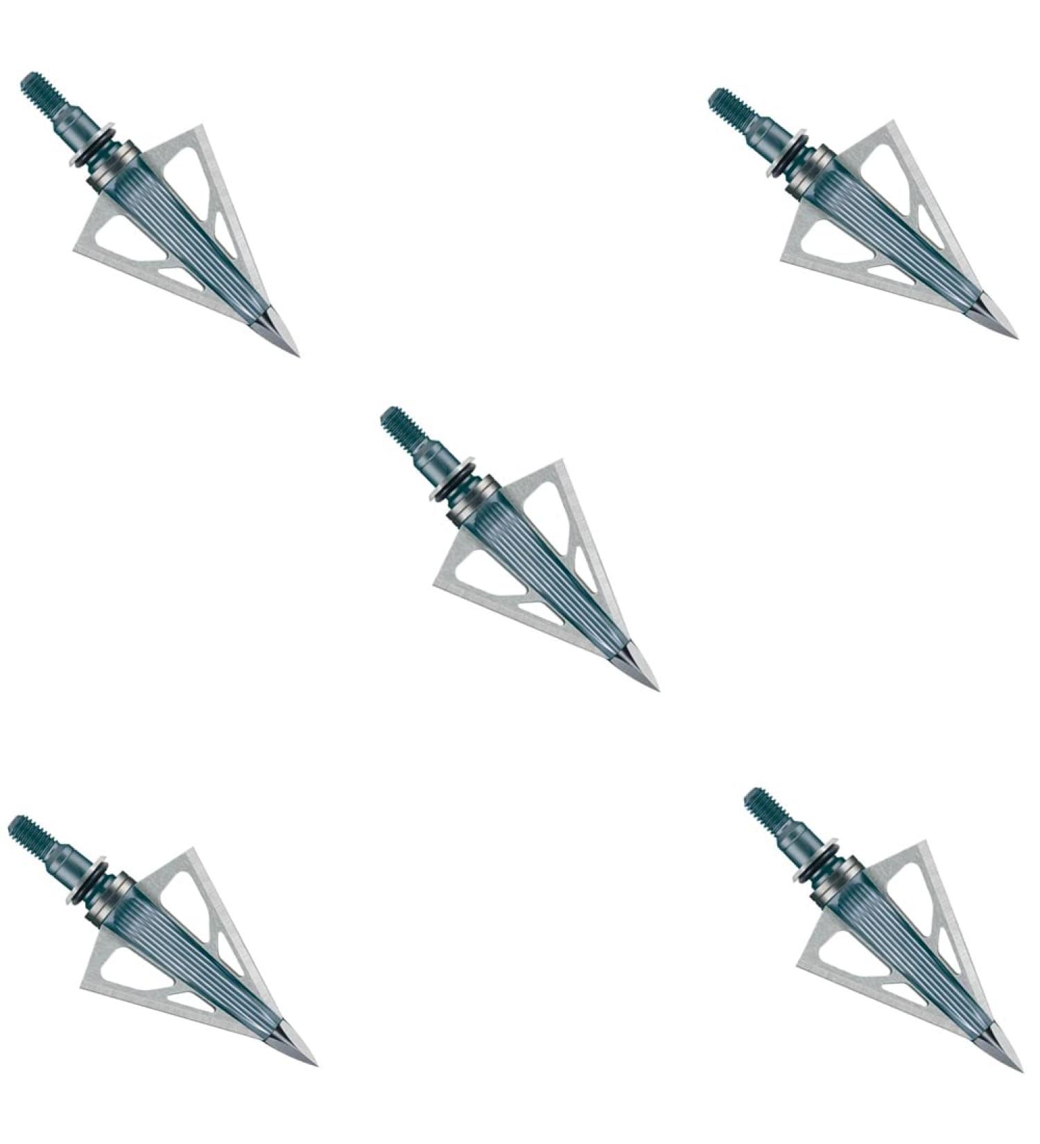 NAP Thunderhead Micro Grooved Ferrule Diamize Sharpened Fixed Blade Broadhead Set, 100 Grain - 5 Pieces - Buy Online on GoSupps.com