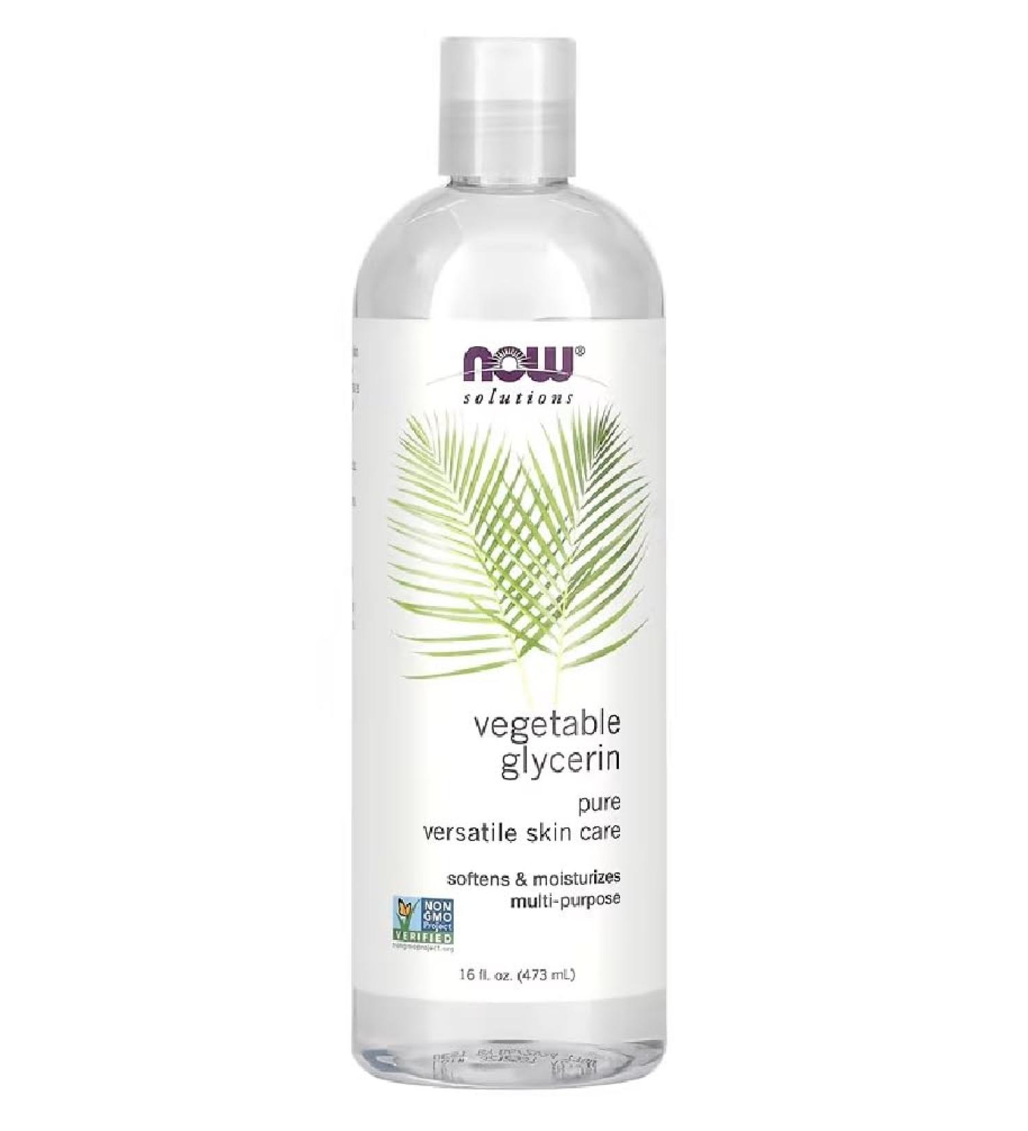 NOW Foods Vegetable Glycerin Moisturizing and Gentle on Skin 473 ml - Buy Online on GoSupps.com