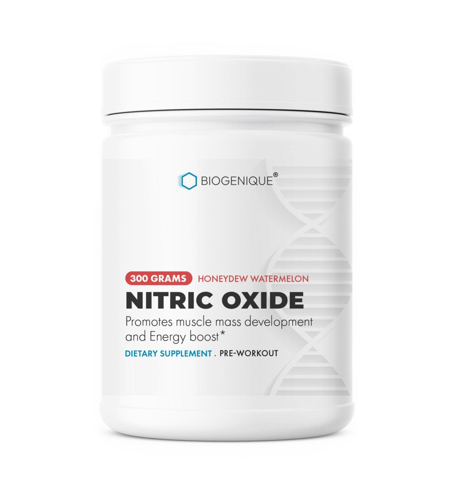 Nitric Oxide Pre Workout Powder - Honeydew Watermelon Flavor | L-Arginine Vegan Non-GMO Gluten Free | Energy & Muscle Support | Made in USA - Buy Online on GoSupps.com