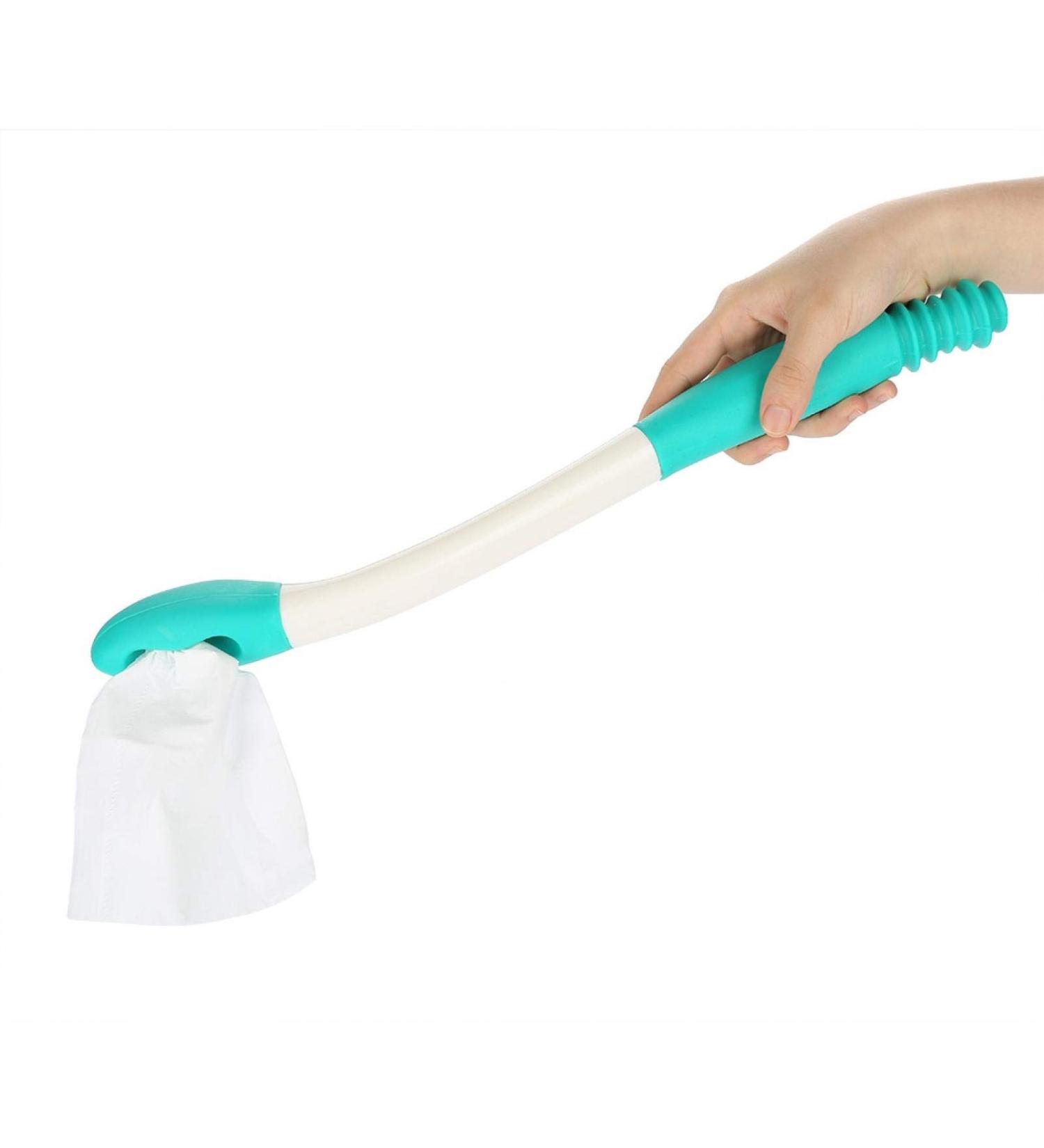 Comfort Wiping Wiper & Holder - Long Handle Toilet Aid for Restricted Mobility | International Shipping - Buy Online on GoSupps.com