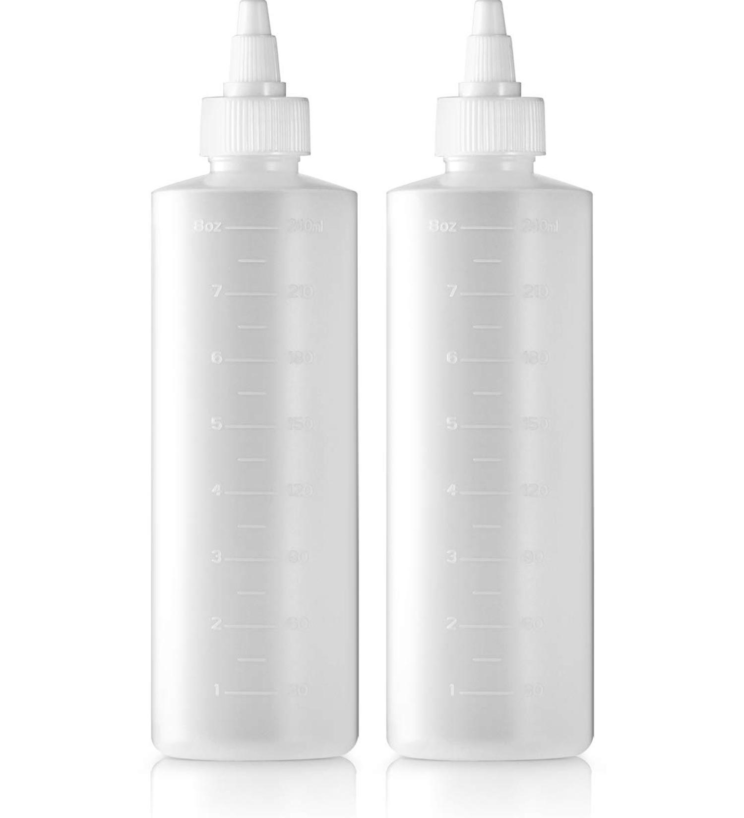 Bar5F Twist Top Applicator Bottle 8 oz - Pack of 2 | Convenient Squeeze Bottles - Buy Online on GoSupps.com