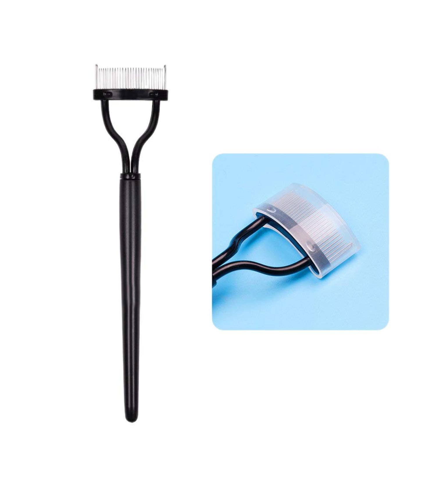 Scalewbin Eyelash Comb Curlers Makeup Mascara Applicator Eyebrow Grooming Brush Tool - Buy Online on GoSupps.com