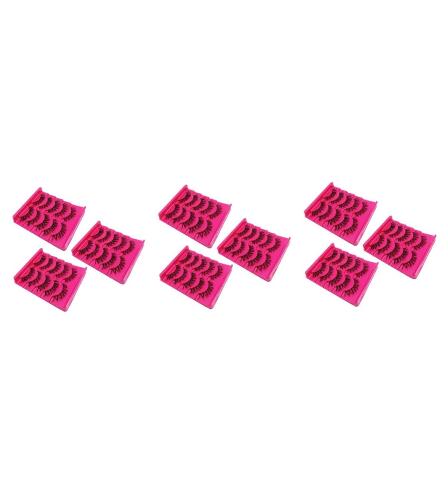 Angoily 45 Pairs Fake Eyelashes Fake Bottom Lashes False Eyelashes Bulk Lash Magnetic Eyelash Artificial Eyelash Faux Lashes Fluffy Supplies Transparent Stalk Handmade Hair Dense A539 - Buy Online on GoSupps.com