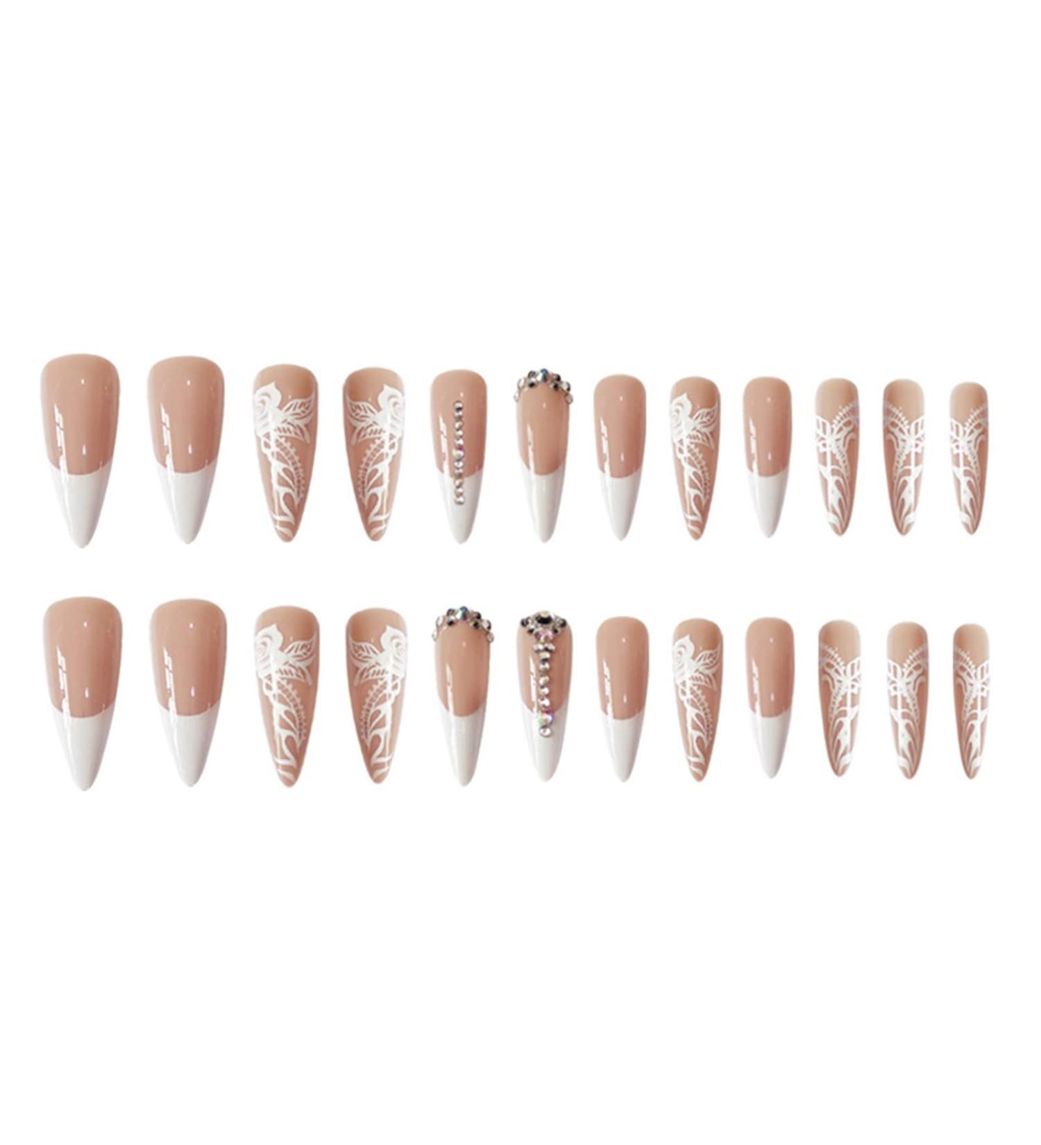 False Nails Stylish Full Cover Nail Art Durable Artificial Nail Tips for Women and Girls - Buy Online on GoSupps.com