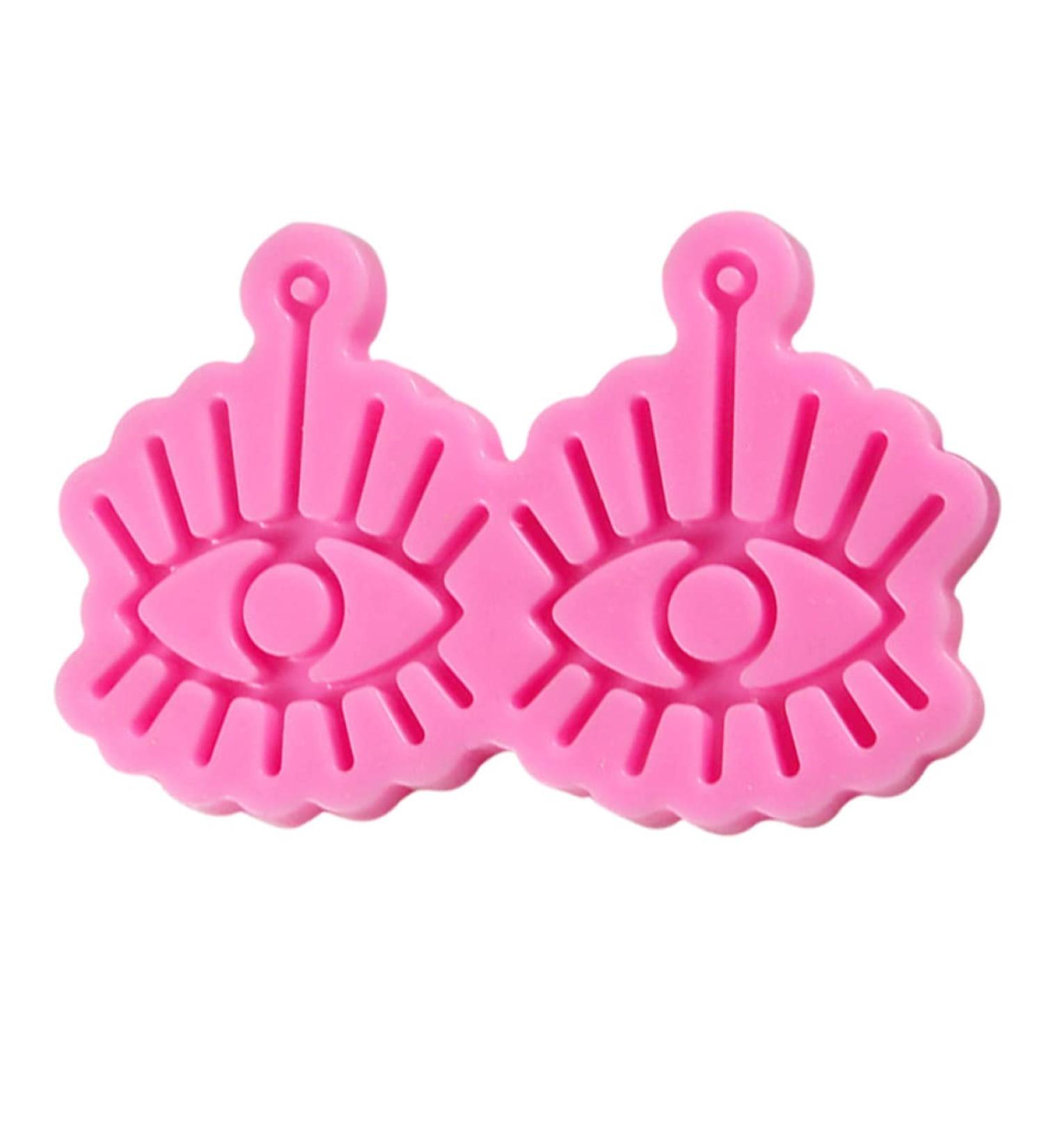 Resin Molds Resin Molds Resin Molds Silicone Earring Casting Silicone Earring DIY molds Earring Making 1Pc Earrings Epoxy Jewelry Resin Molds Jewelry Resin Molds Jewelry Resin Molds Pink 12X7.5X1cm - Buy Online on GoSupps.com