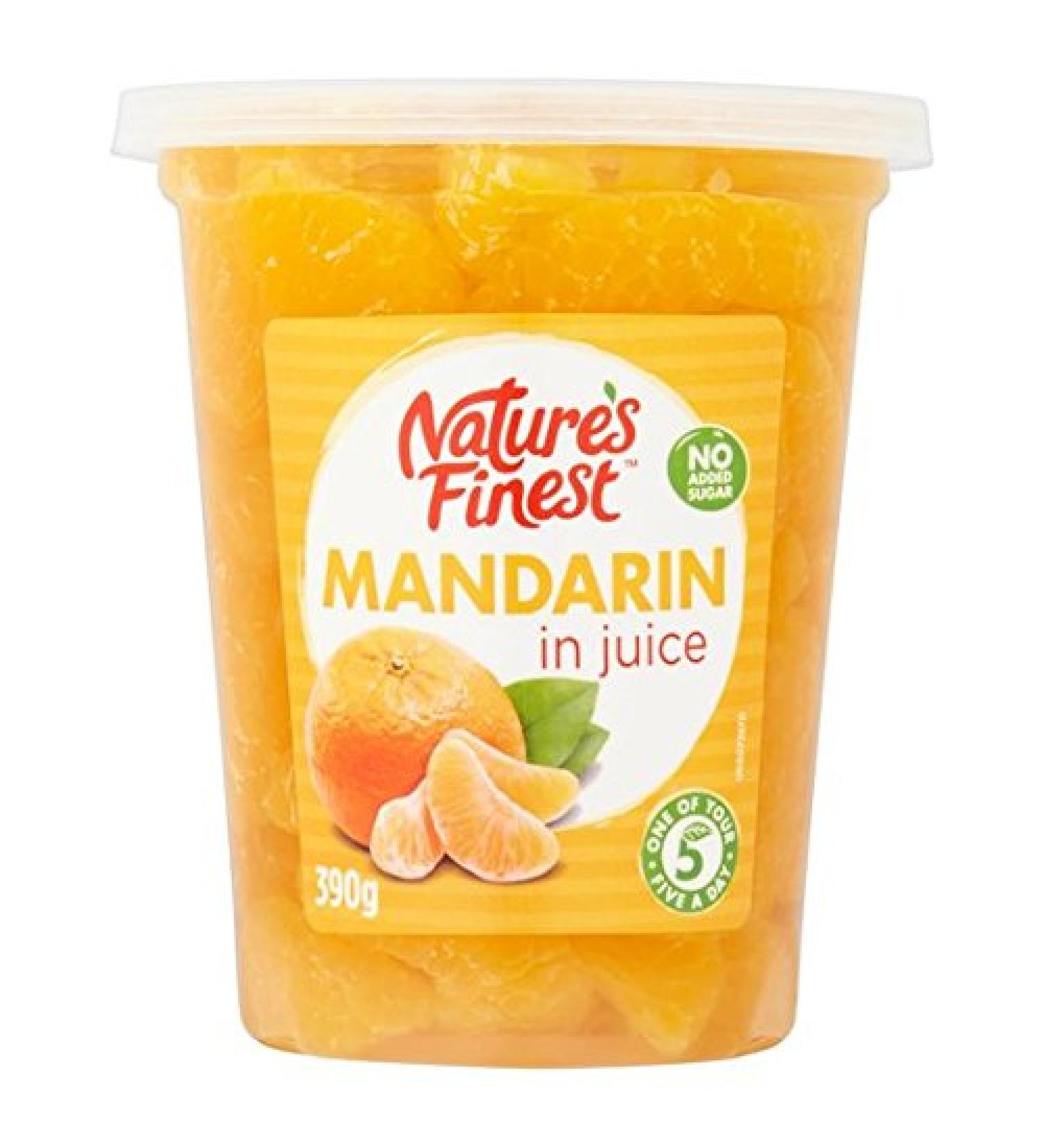 Nature's Finest Mandarin Segments in Juice 390g