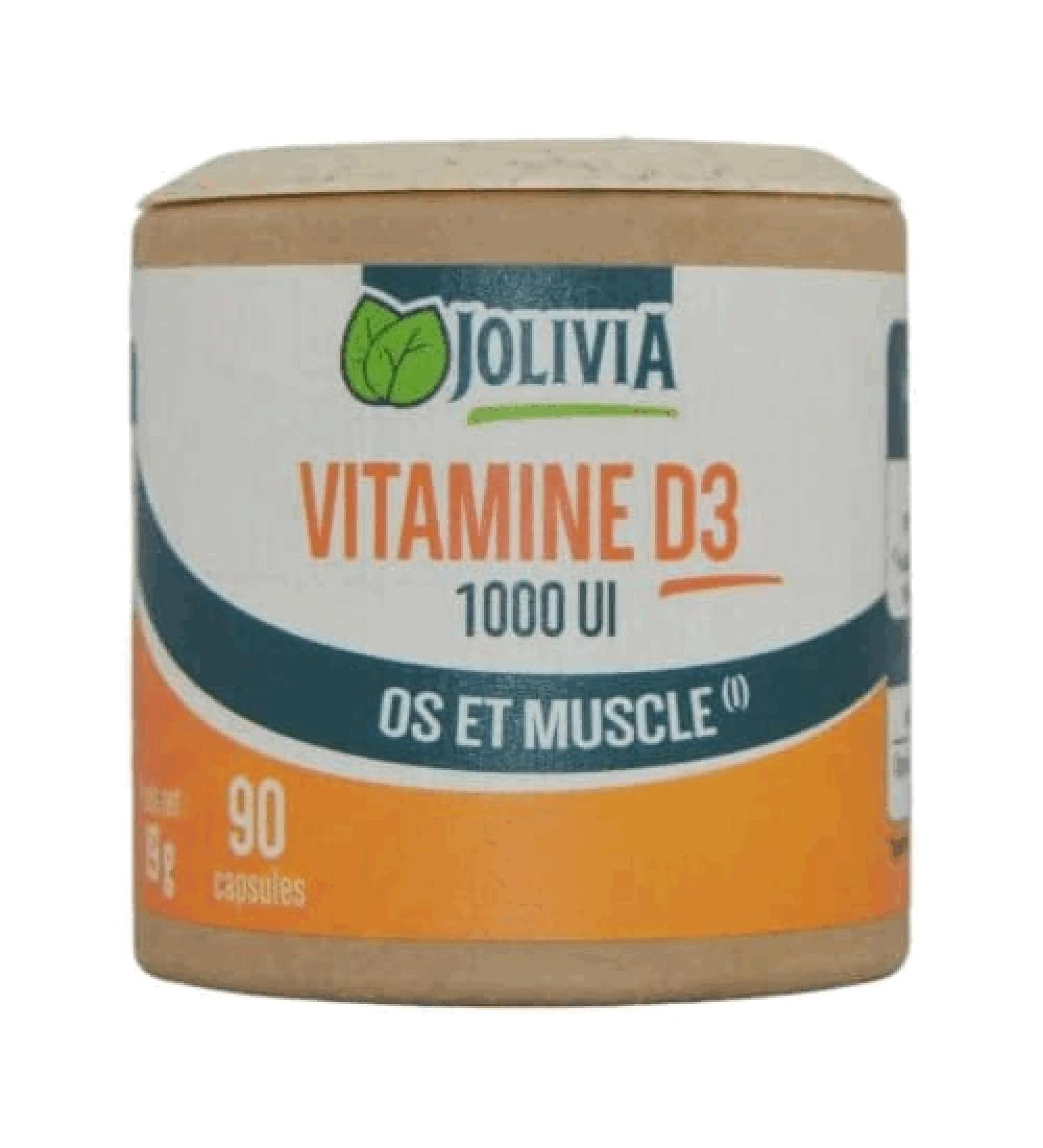 Vitamine D3 1000 UI - 90 capsules | Format Capsule | Compl ment Alimentaire | Fabriqu en France