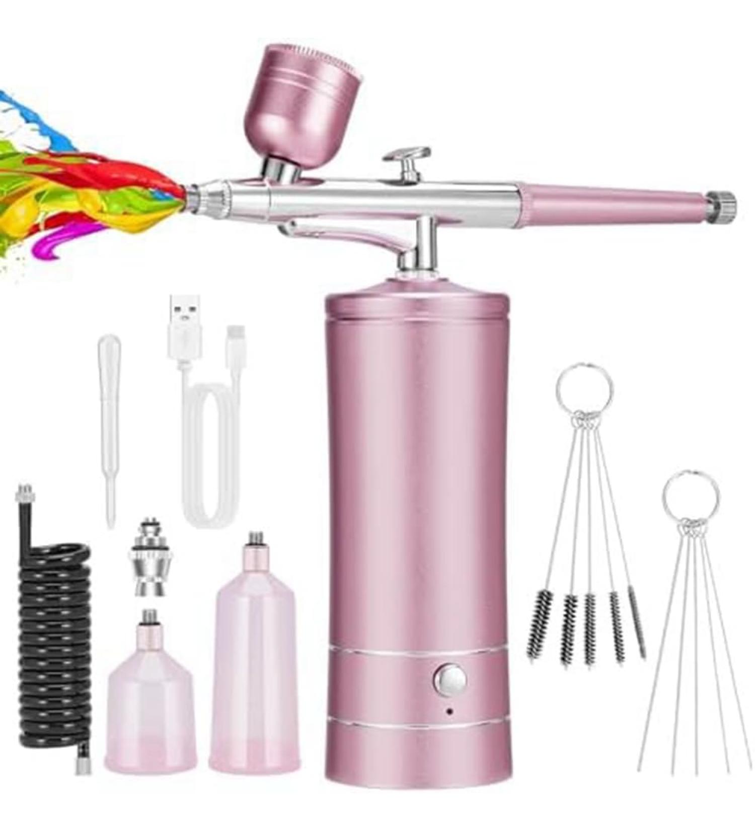 Hoadoek Airbrush KIT Portable Airbrush Automatically Handles Model Painting Nails Makeup A - Buy Online on GoSupps.com