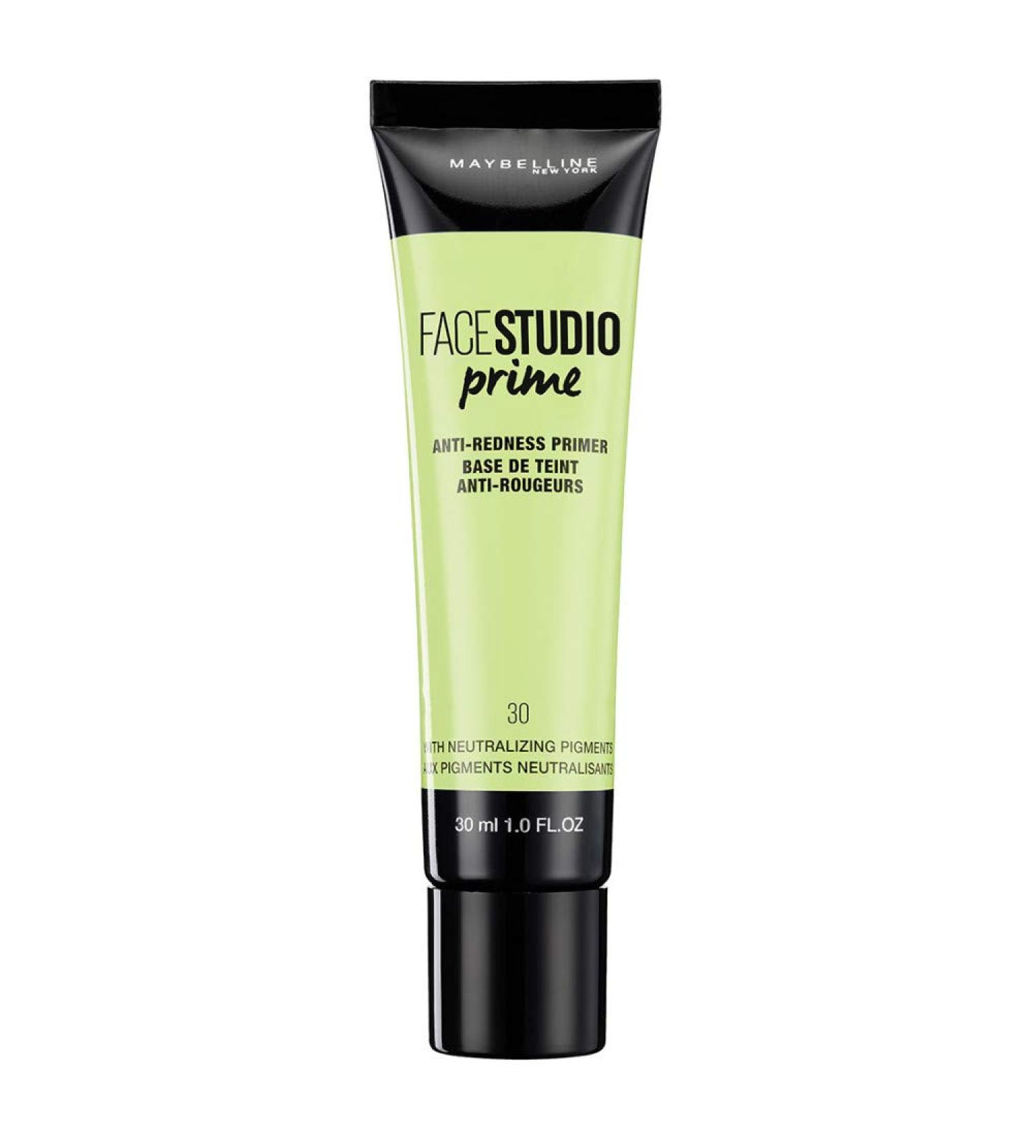 Maybelline Master Prime Anti-Redness Primer Number 30 Green 30 Green 10 ml (Pack of 3) - Buy Online on GoSupps.com