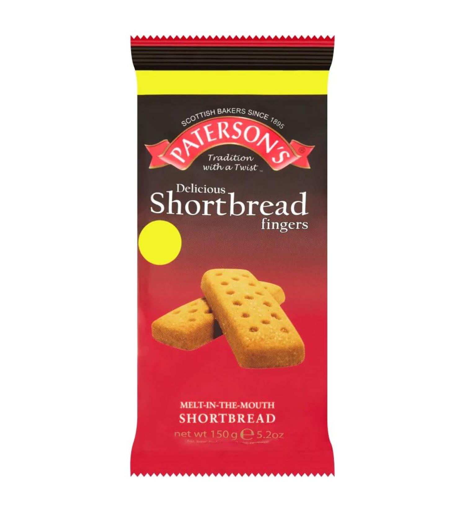 Paterson's Delicious Shortbread Fingers 150g-Food