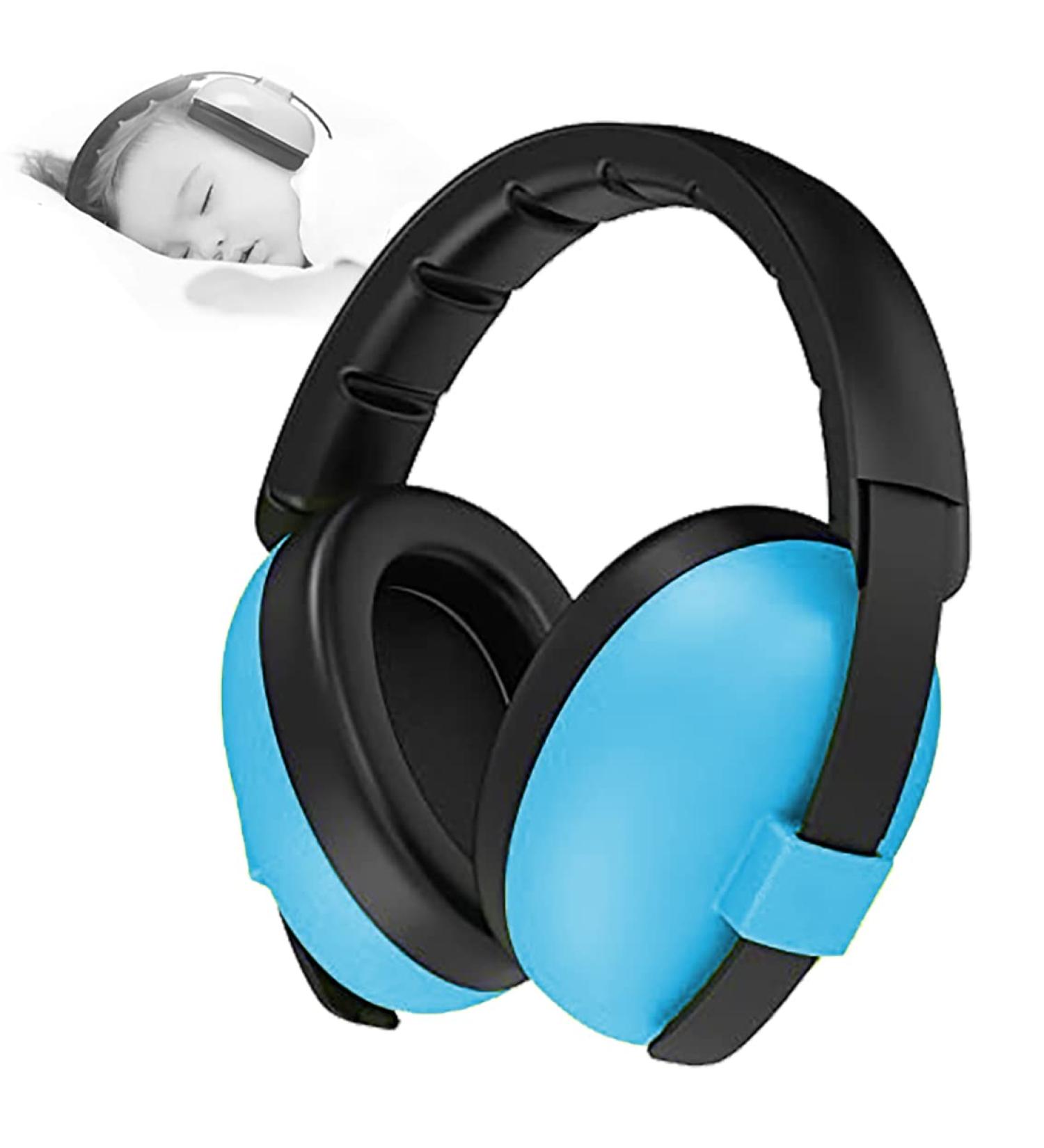 YANKUIRUI Baby Ear Defenders - Noise Cancelling Headphones for Ages 0-3 | Blue - Buy Online on GoSupps.com