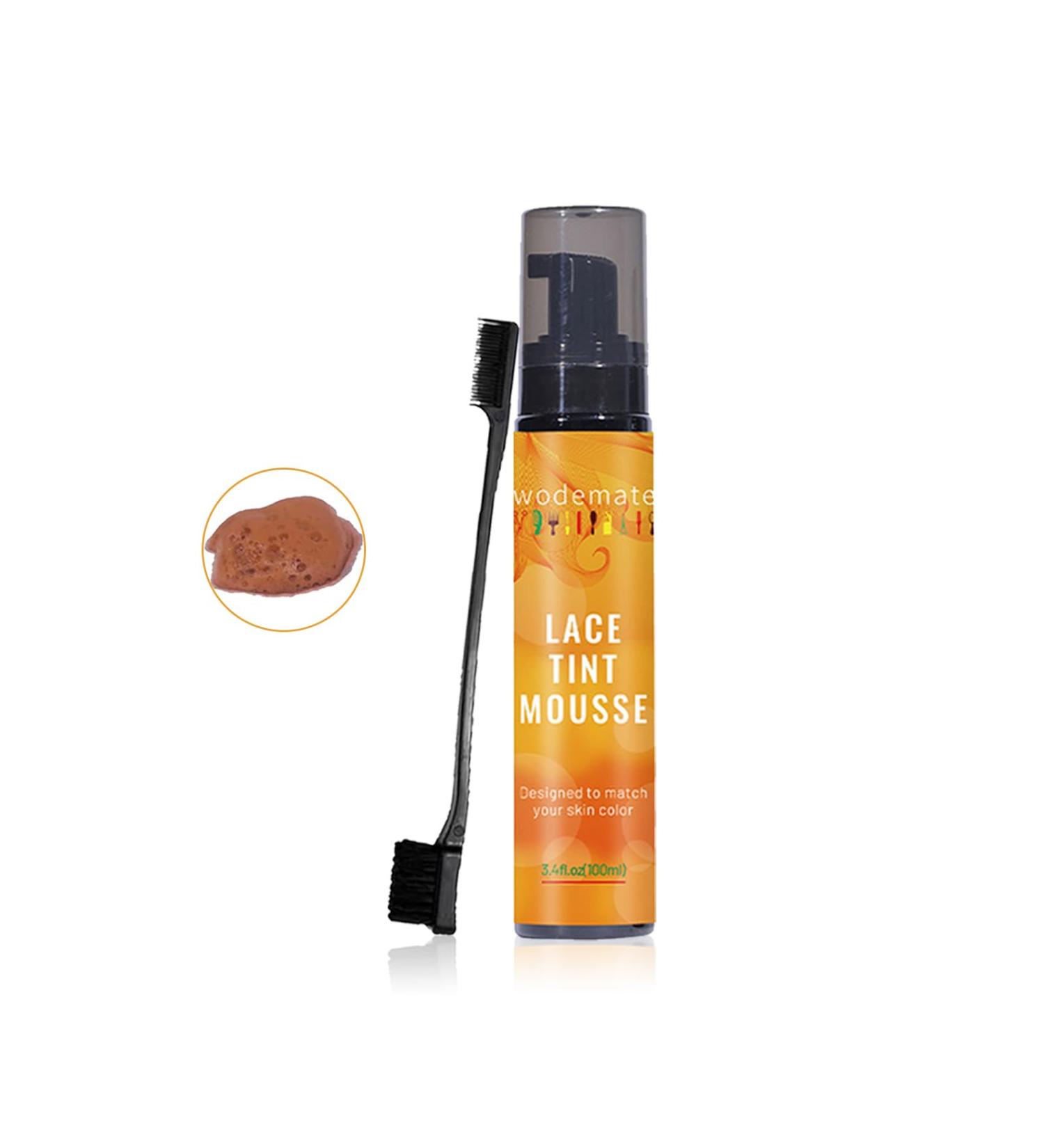 Medium Brown Lace Tint Mousse - Hair Tinting Foam for Lace Wigs & All Hair Types | Shop Now - Buy Online on GoSupps.com
