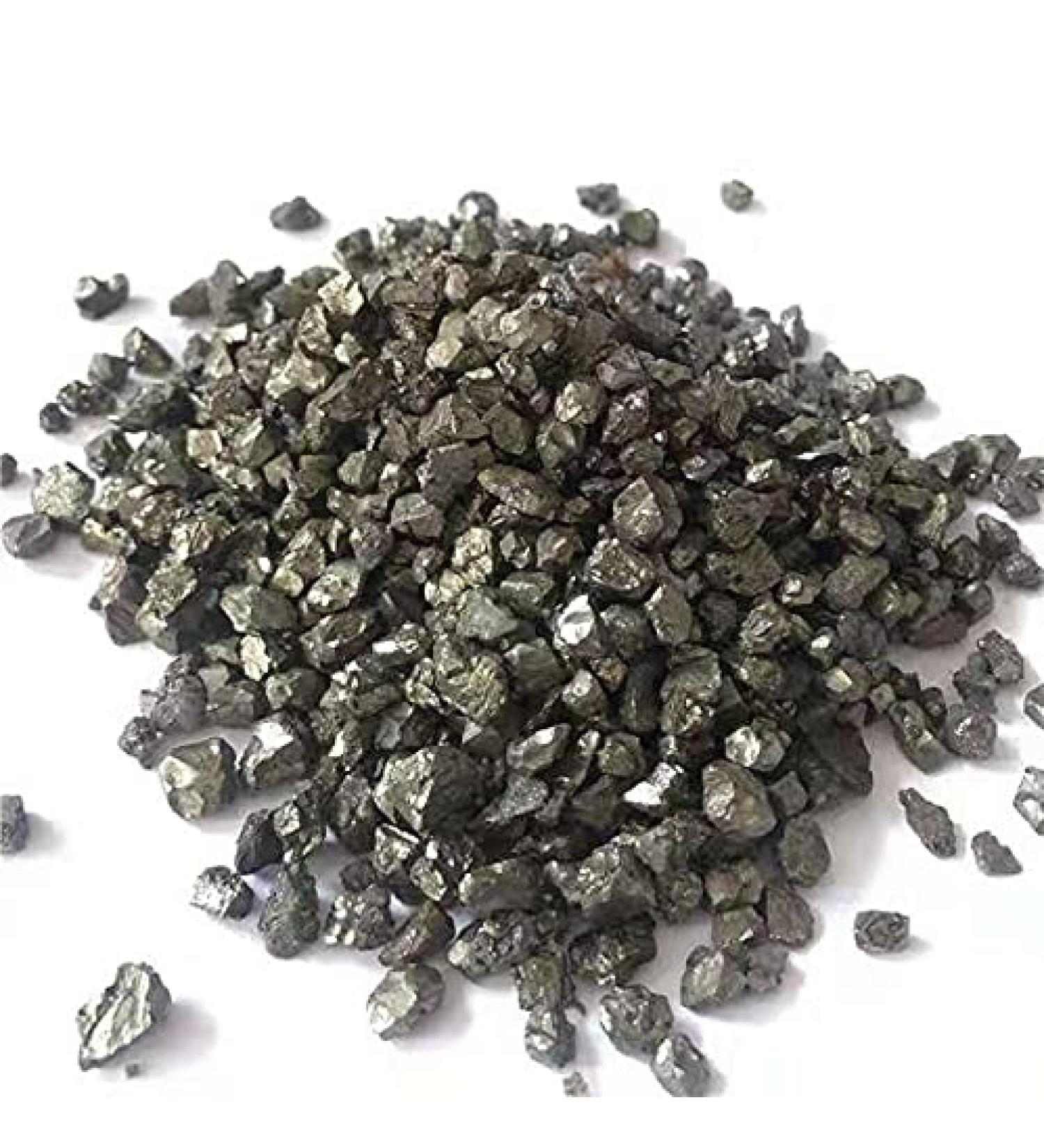 raw Minerals Chalcopyrite Gravel Natural Pyrite Crystal Chips for feng Shui 200g - Buy Online on GoSupps.com