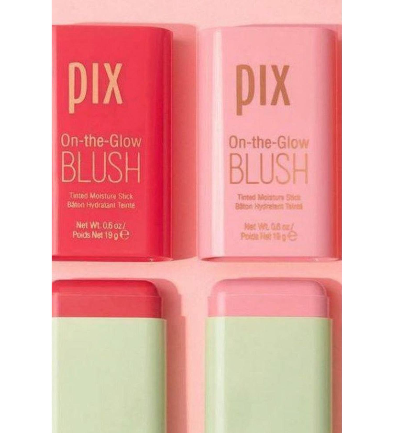 PI.XI On-the-Glow Makeup Blush Stick Tinted Moisture Stick Shadow Lips Cheek Blusher Creamy Makeup Long Lasting Natural Nude Makeup for All Skin SET OF 2 (Fleur&Ruby) - Buy Online on GoSupps.com