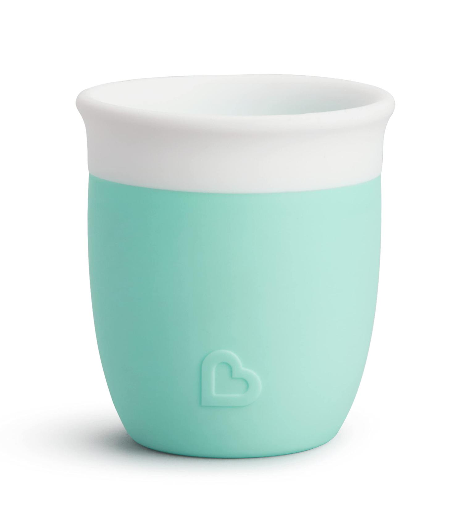 Munchkin C'est Silicone! Open Training Cup | 2oz Mint | Babies & Toddlers 4 Months - Buy Online on GoSupps.com