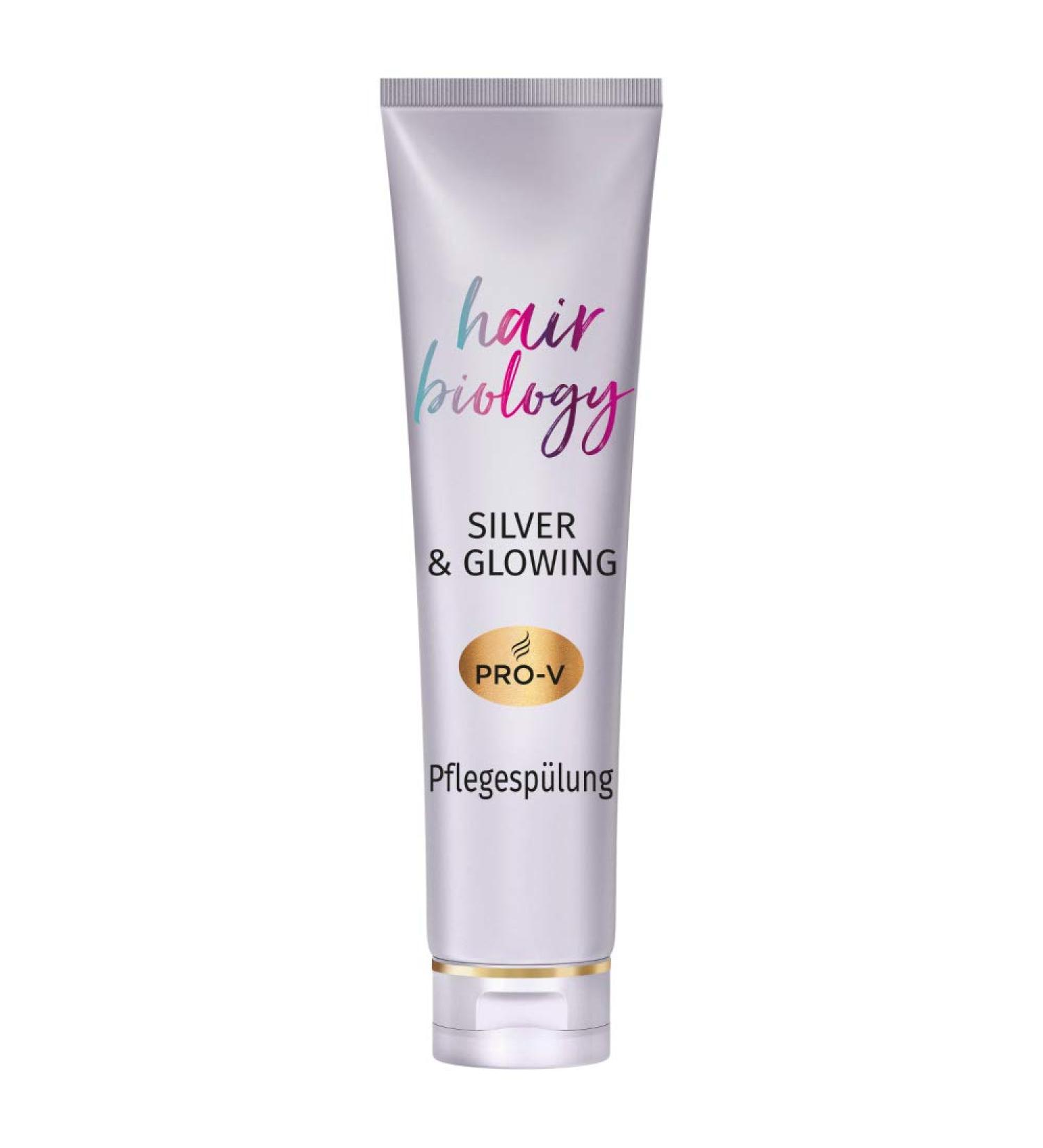 Hair Biology Conditioner Silver & Glowing - Nourish & Brighten Your Hair | International Shipping Available - Buy Online on GoSupps.com
