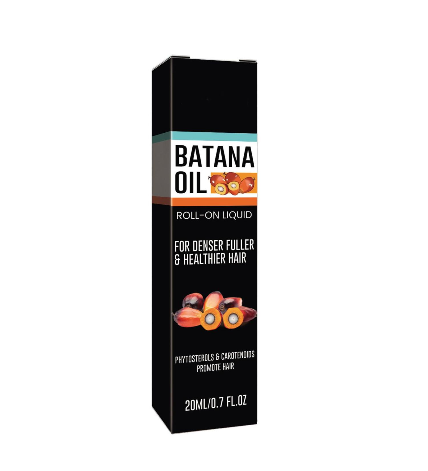 Batana Oil Roll-On Liquid For Hair Growth 20ml Denser Fuller Healthier Hair Oil Nourish Damag Hair Roll-On Liquid 20ml Batana Oil Roll-on Liquid For Hair Growth Nourish Damaged Hair Oil - Buy Online on GoSupps.com