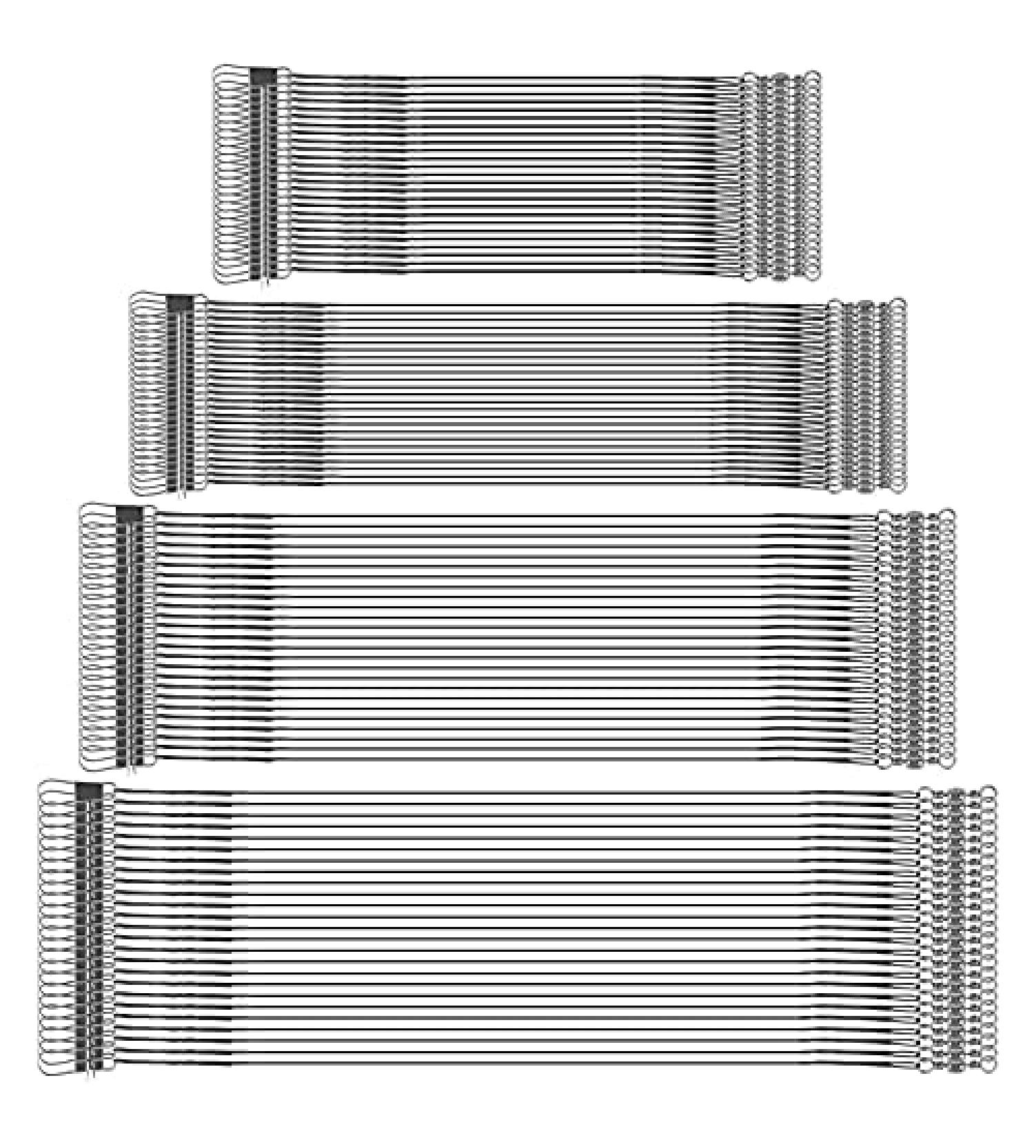 Towviy 100 pcs Steel Fishing Leaders with Carabiner - Durable Predator Fishing Wire for Pike & More | Practical Accessories for Successful Angling - Buy Online on GoSupps.com