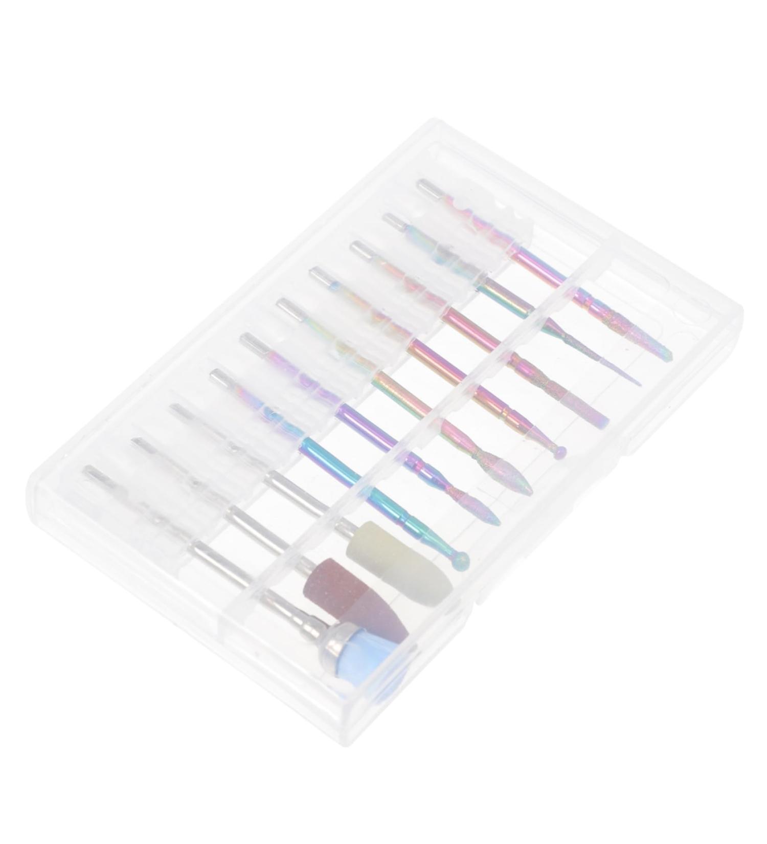 IWOWHERO 1 Set Nail Polisher Manicure Head Nail Files for Natural Nails Kit Cuticle Nail Drill Bit Nail Drill Bit Accessory Manicure Bits Nail Filer Head Nail Drill Bits Nail Set Alloy - Buy Online on GoSupps.com