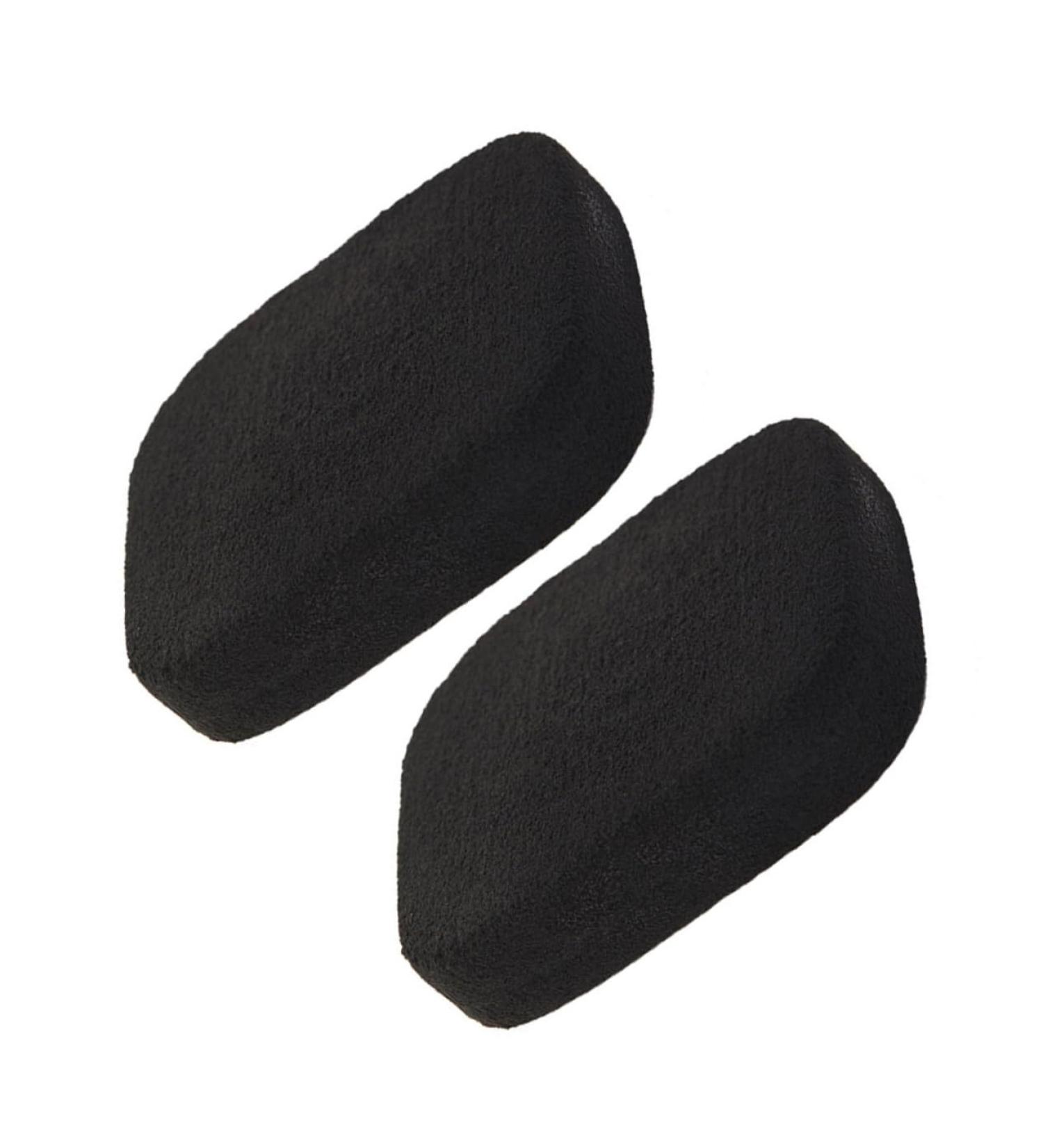 2pcs Charcoal Konjac Face Wash & Makeup Remover Sponges - Skin Care Cleansing Tools - Buy Online on GoSupps.com