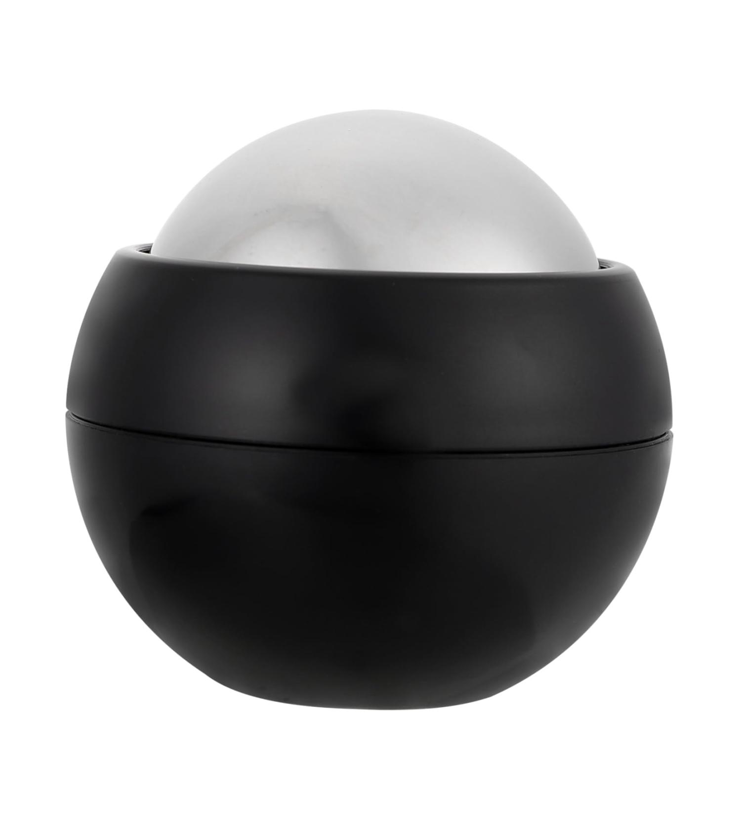 Homsfou Hand Massage Ball - Plantar Fasciitis & Muscle Roller Foot Massager | Cold Rolling Device 6.5x6cm Black - Buy Online on GoSupps.com