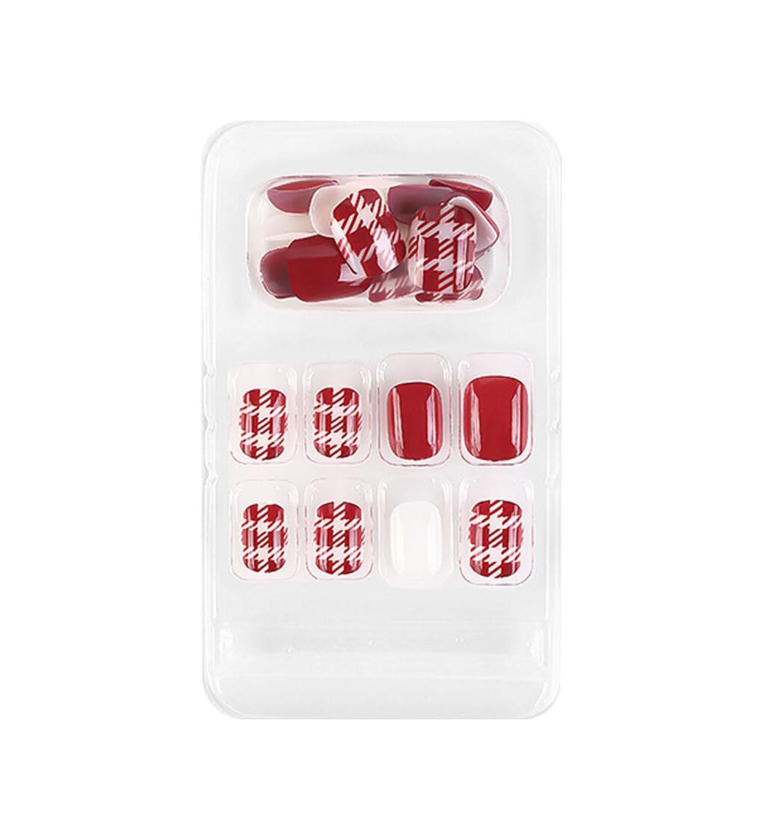 dijiusidy False Nail Perfect Matching Simple to Wear Fingernail Full Coverage Press Type Strong Viscosity Adjustable Paster Type 2 F741 Type 2 F741 - Buy Online on GoSupps.com