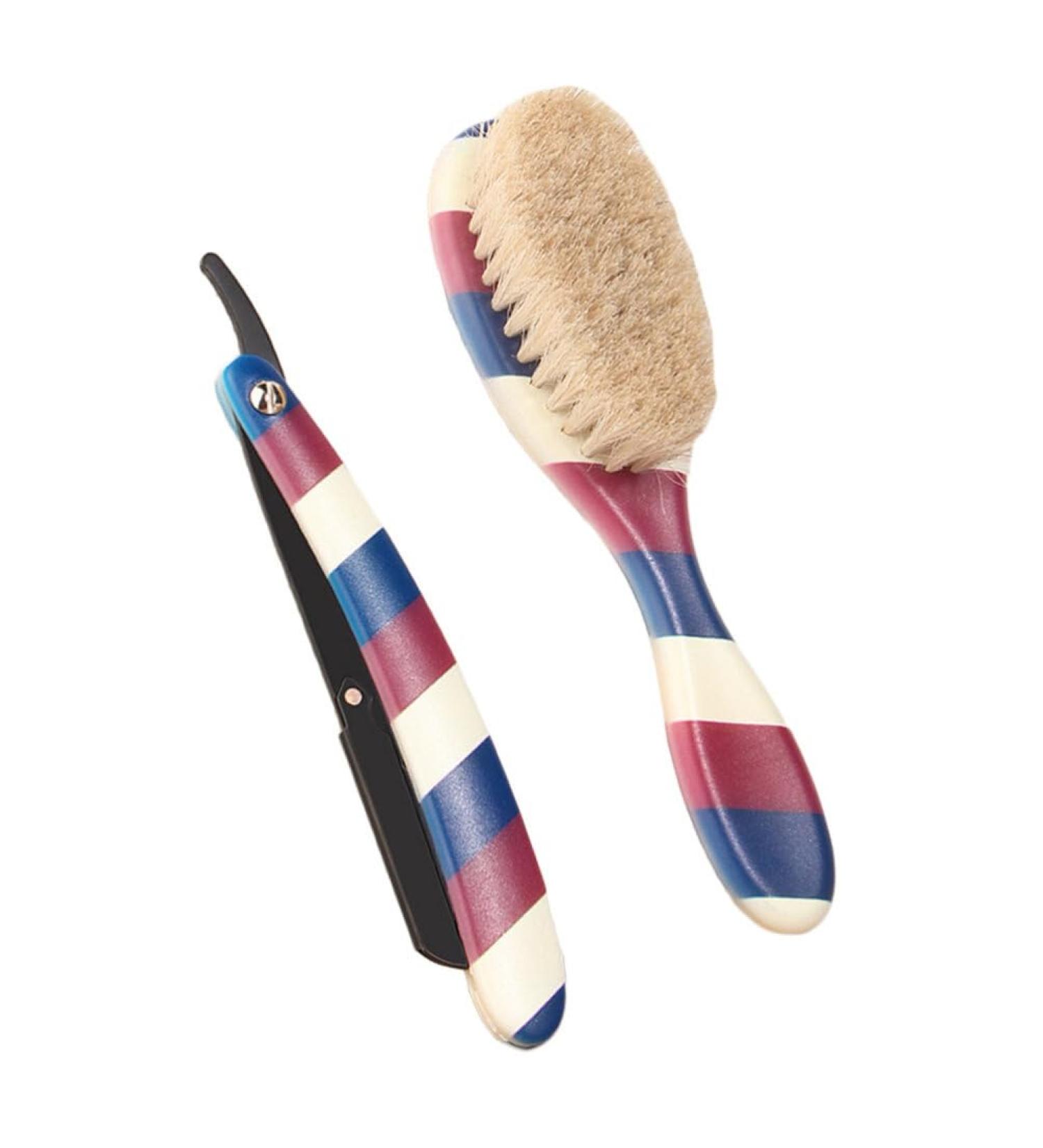 Premium Grooming Shaving Kit for Men - Razor & Brush Set for Dad Boyfriend Husband | Ideal Gift - Buy Online on GoSupps.com