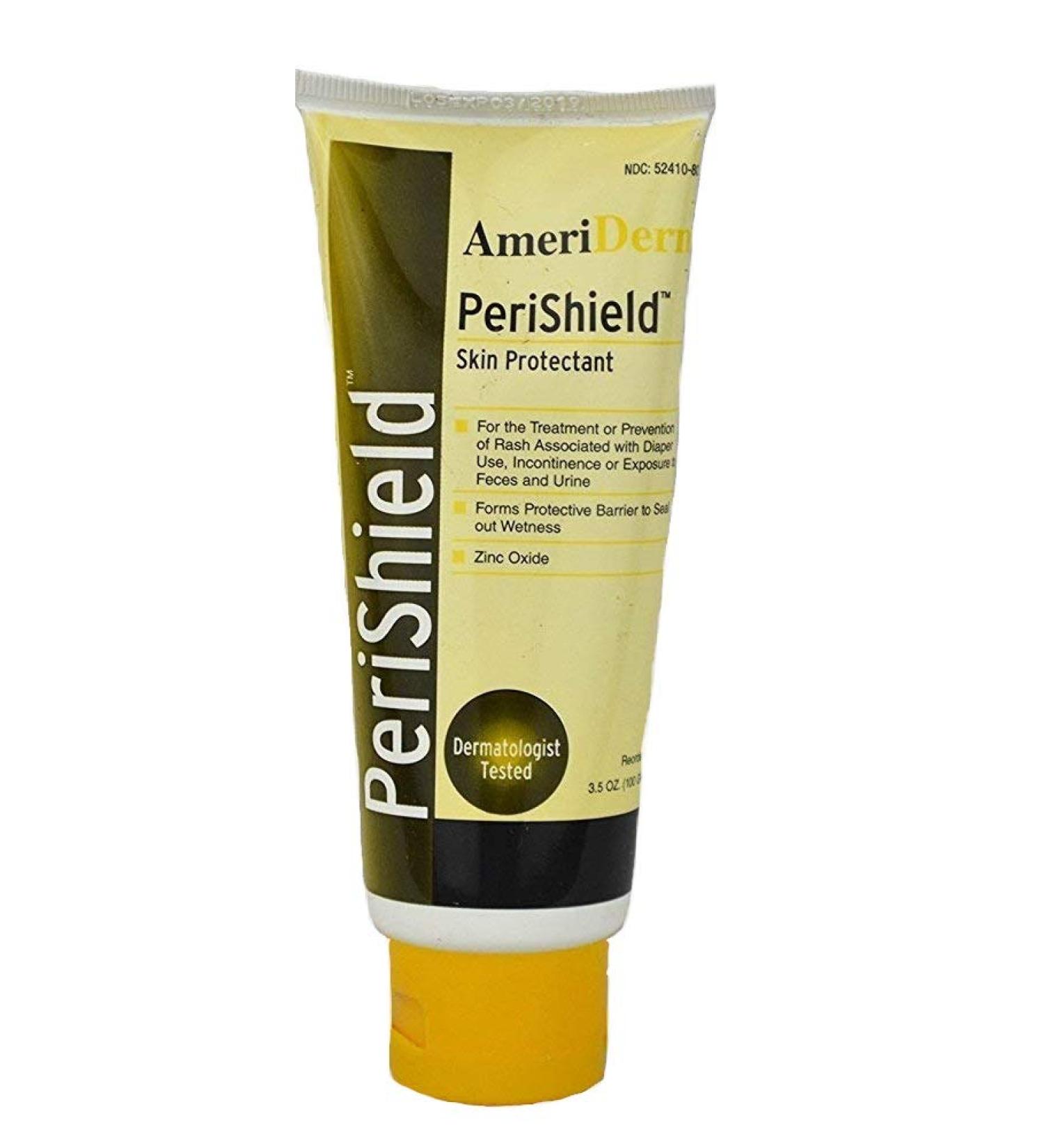 PeriShield Barrier Ointment and Protectant Cream Vitamins A D and E and Aloe Enriched 3.5 oz Tube