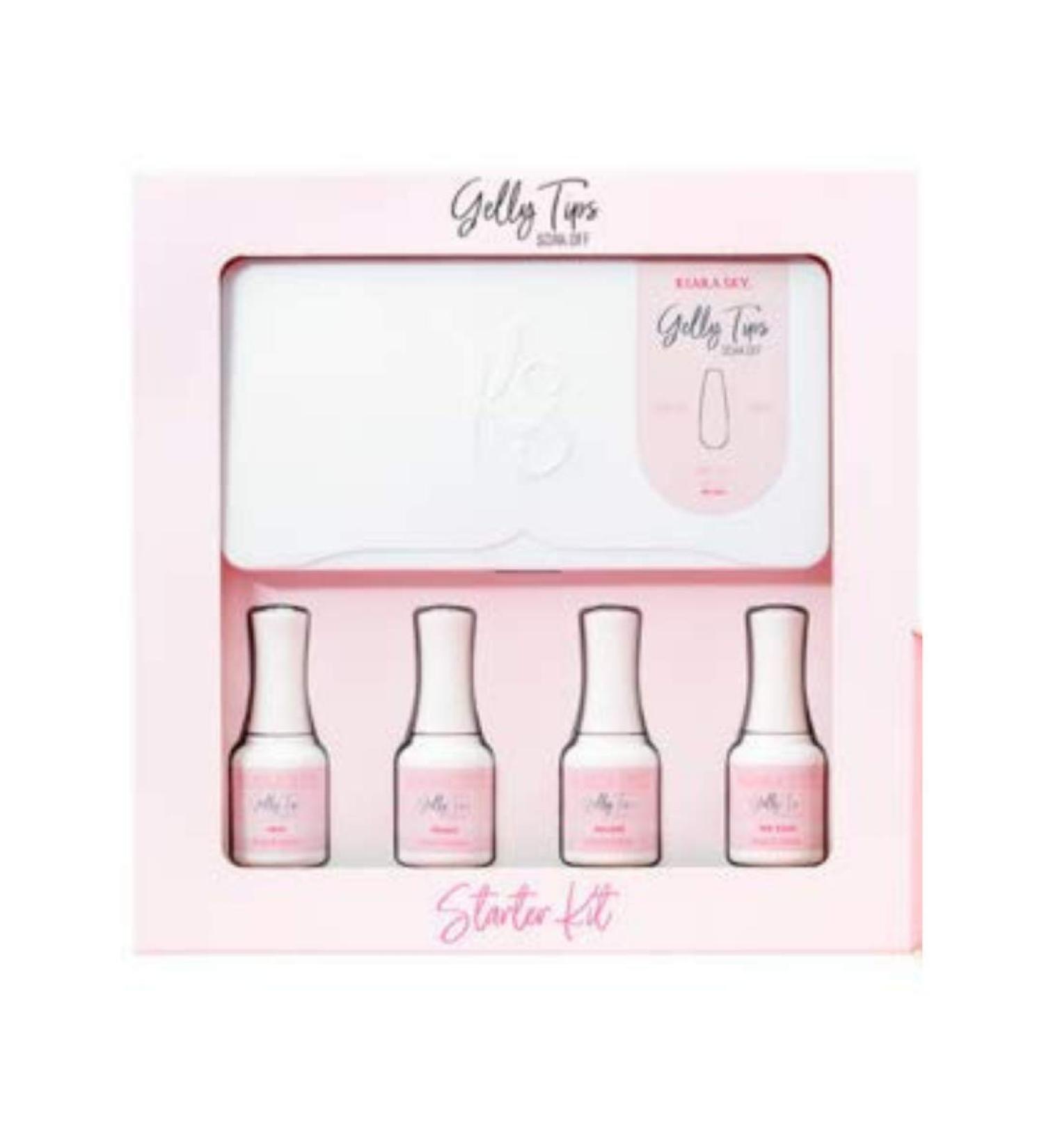 KIARA SKY GELLY TIPS STARTER KIT - COFFIN LONG