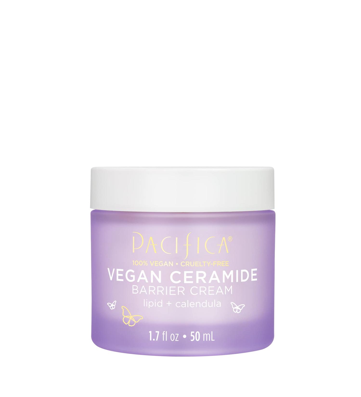Pacifica Beauty Vegan Ceramide Barrier Restore Cream - Daily Facial Repair Moisturizer for Sensitive Skin - Fragrance-Free Skincare Approved by Eczema Association - Buy Online on GoSupps.com