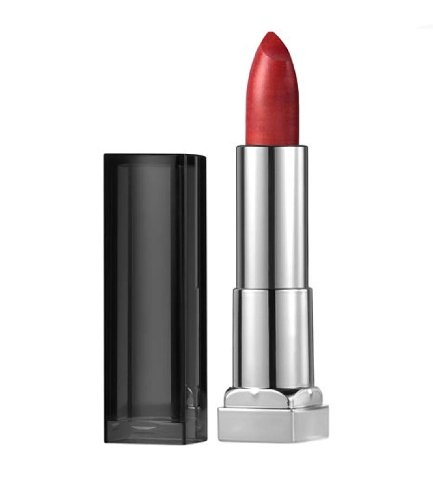 Maybelline New York Color Sensational Red Lipstick Metallic Lipstick  Hot Lava  0.15 Ounce  Pack of 1 Hot Lava 0.15 Ounce (Pack of 1)